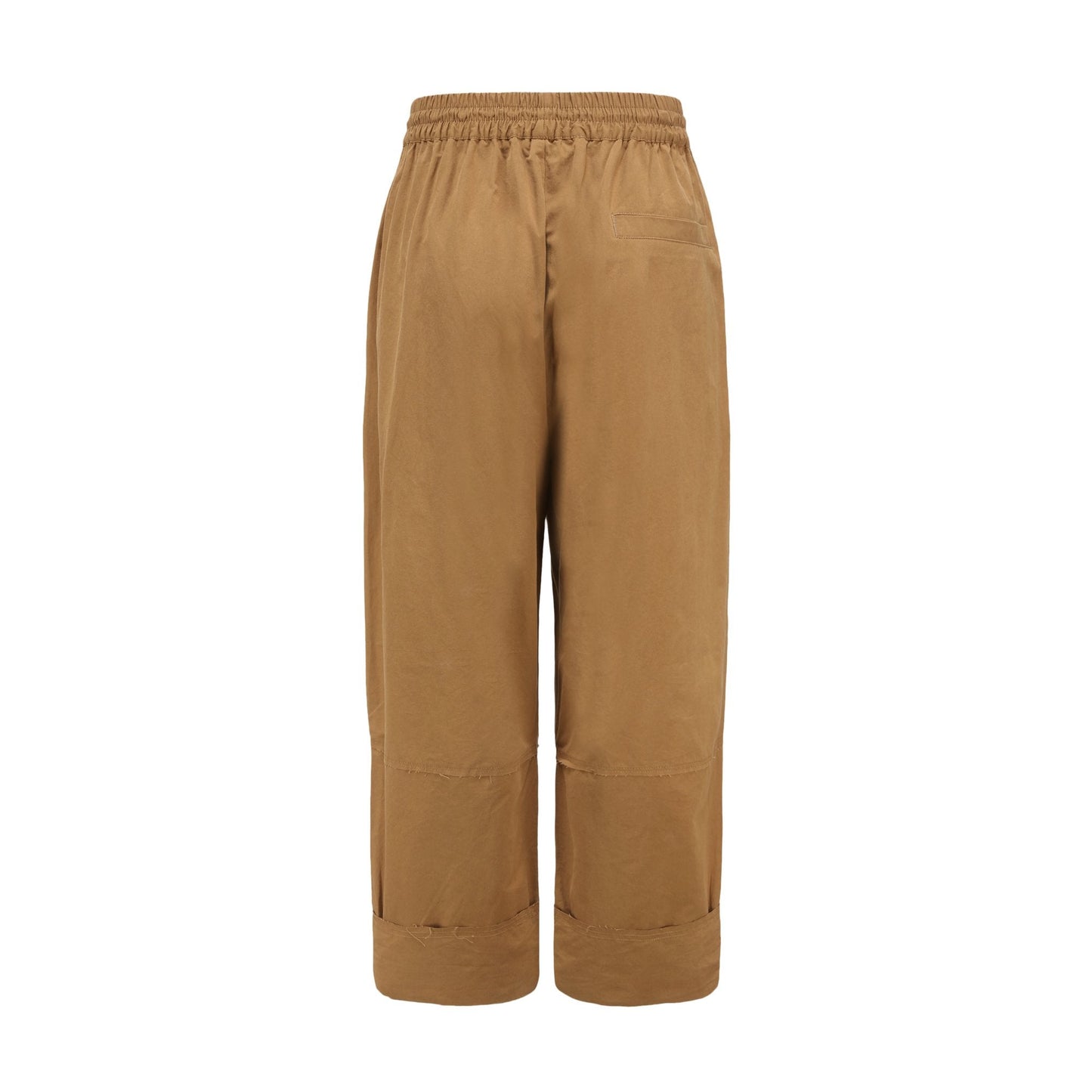 Women Worker Boyfriend Pants - Orange