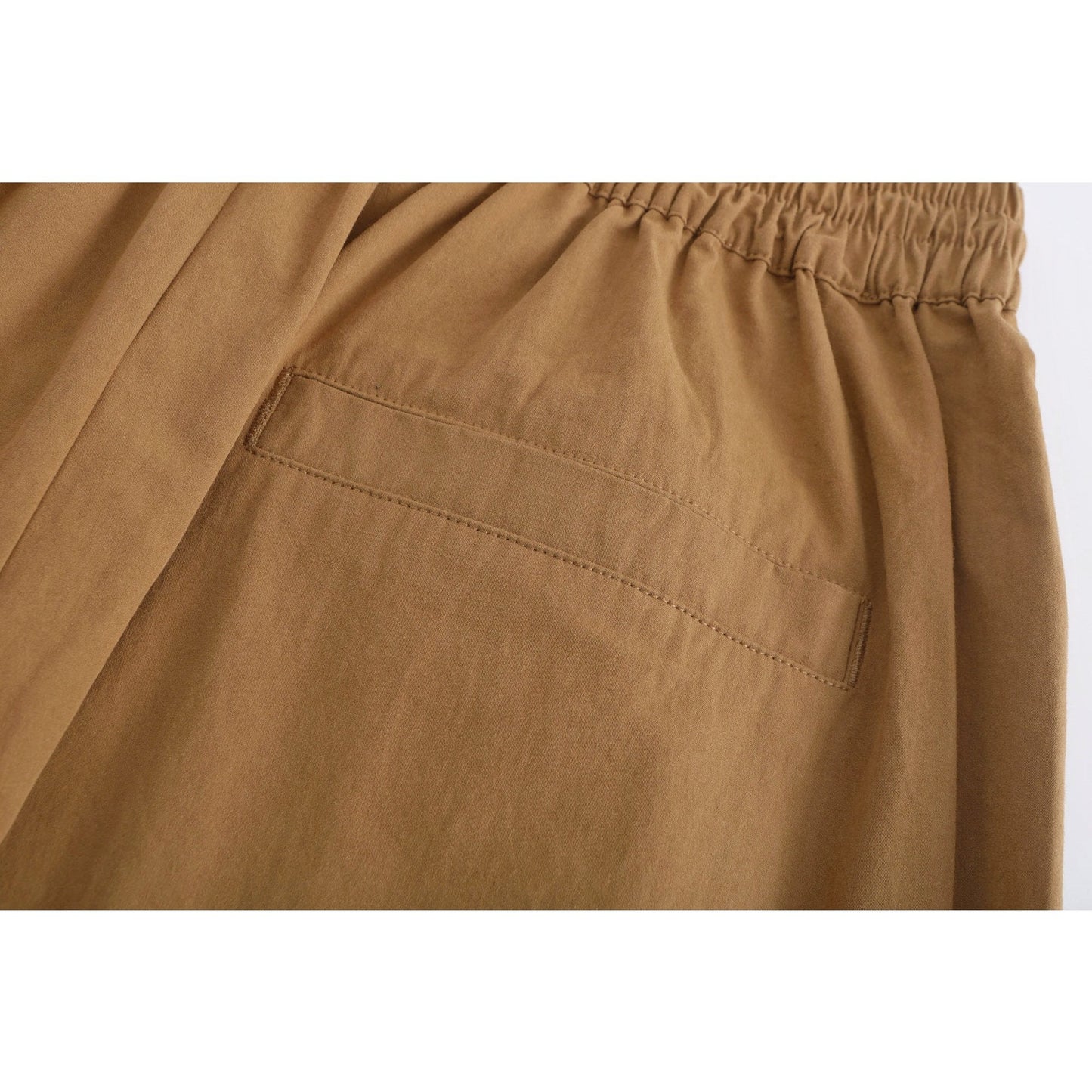 Women Worker Boyfriend Pants - Orange