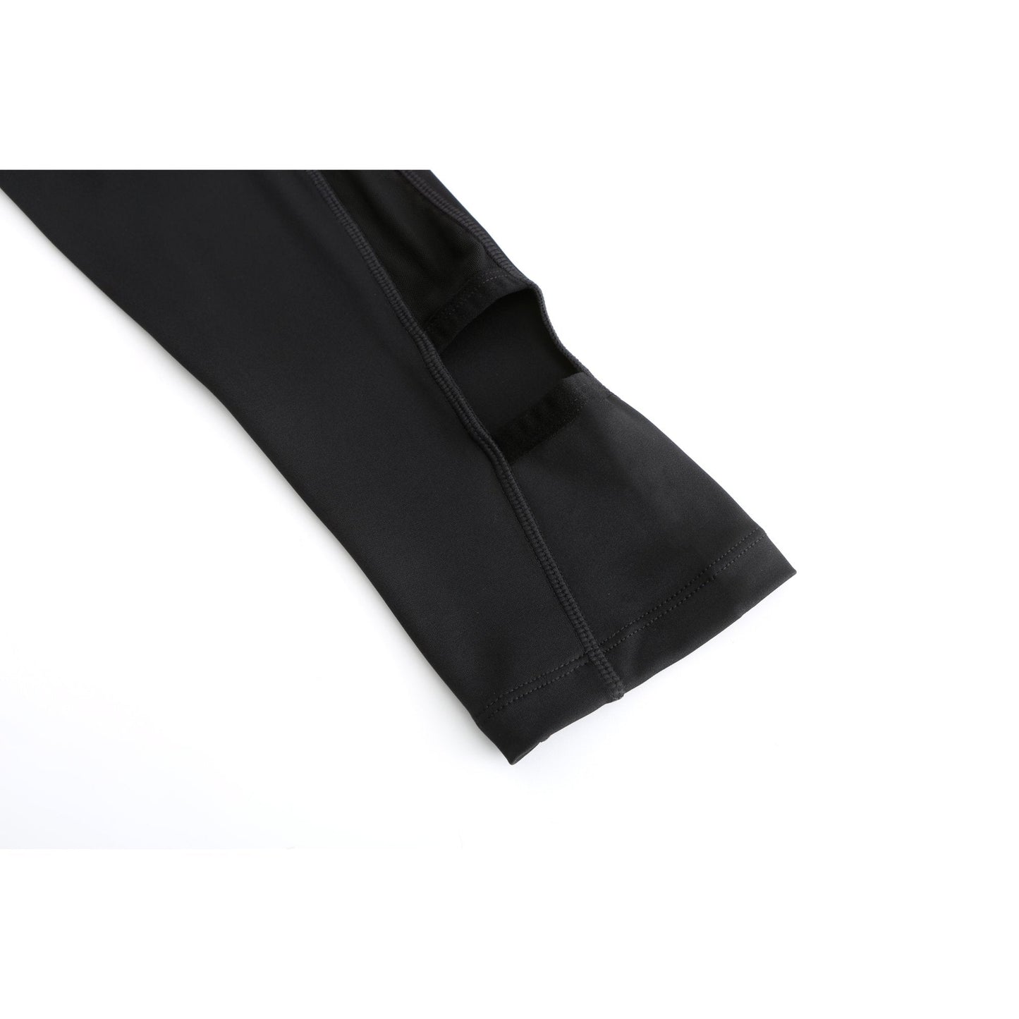 Women Cut Out Hem Leggings - Black