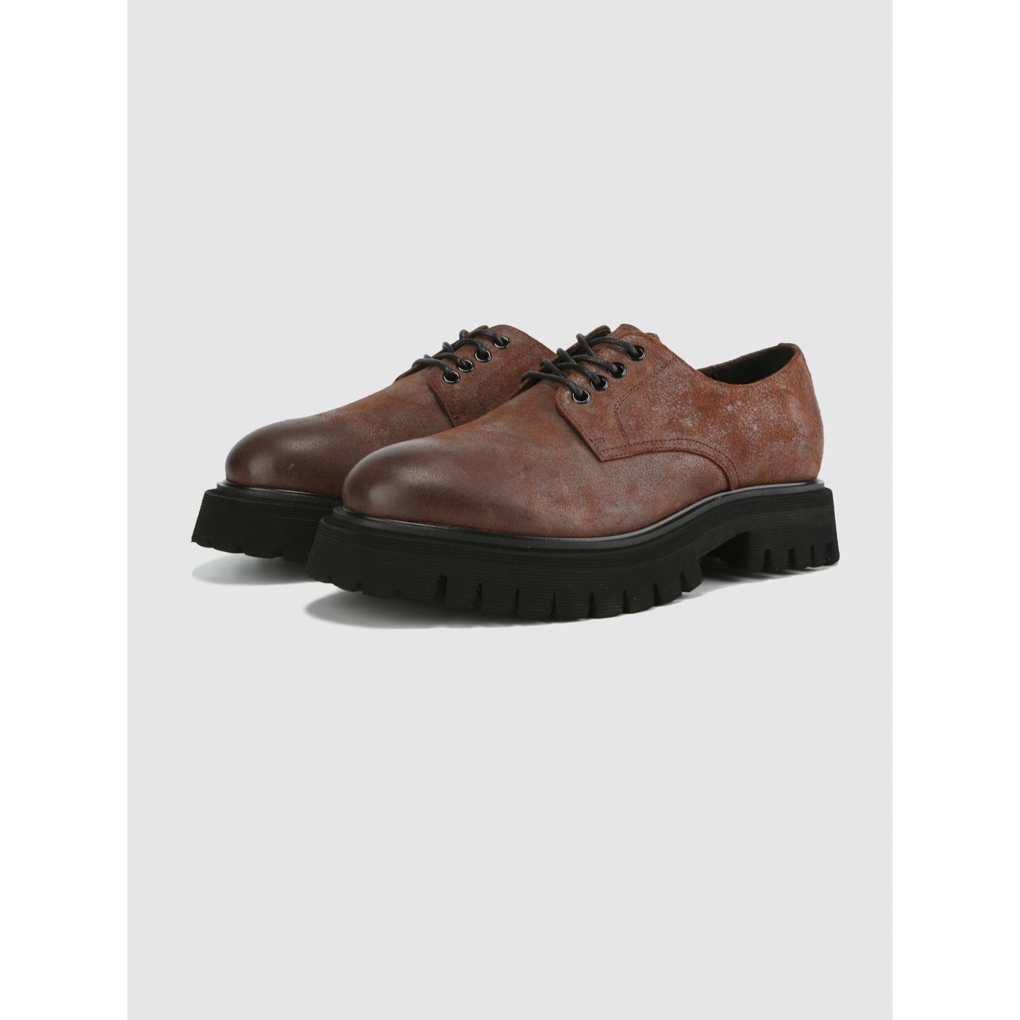 Men Gentleman Flats - Brown