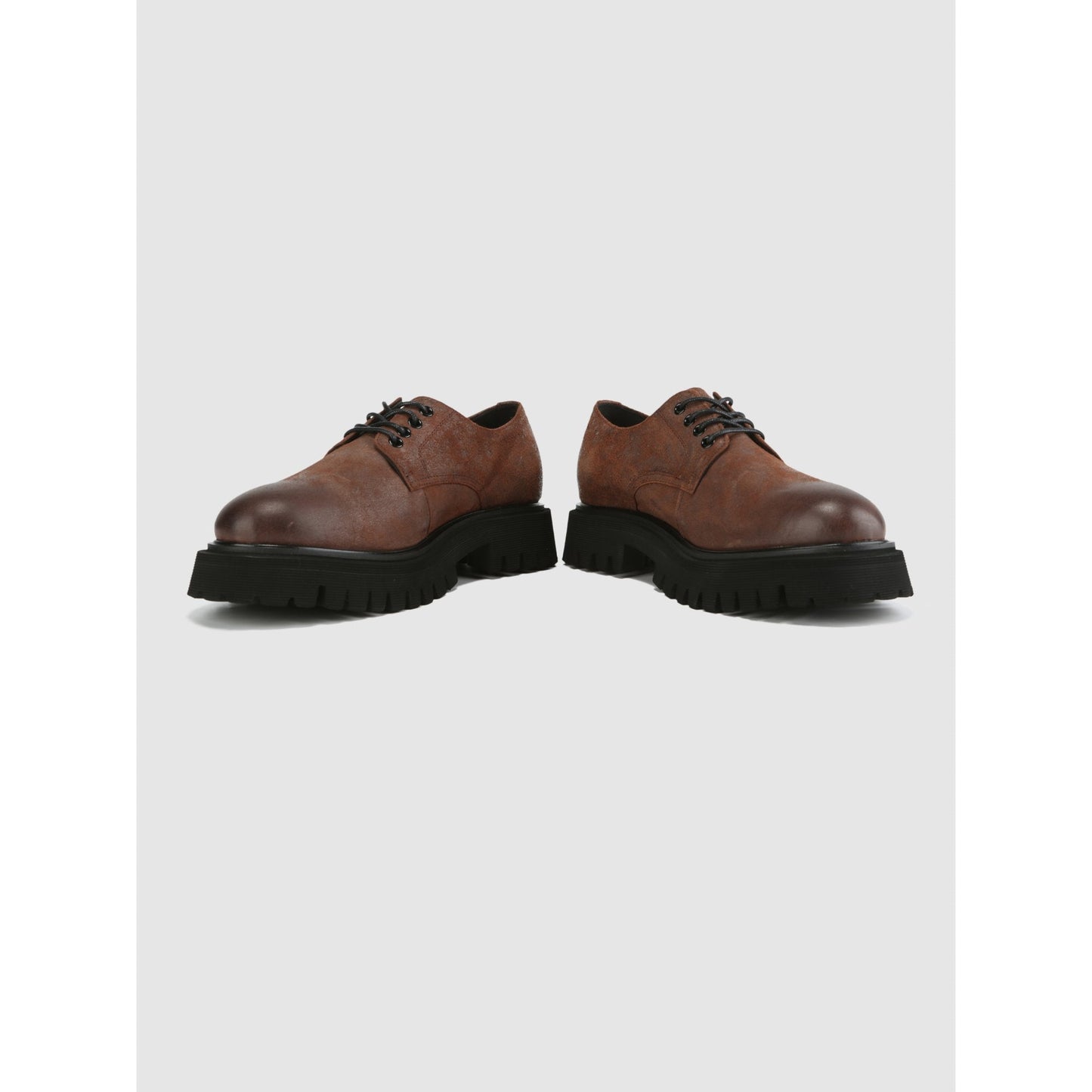 Men Gentleman Flats - Brown