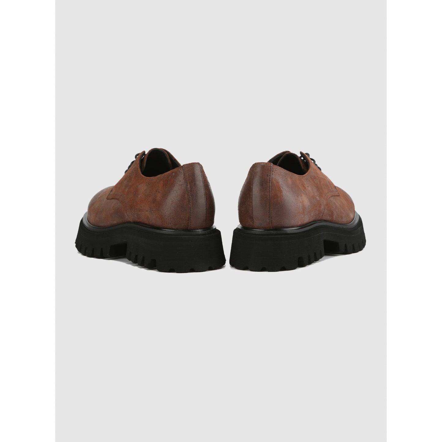 Men Gentleman Flats - Brown