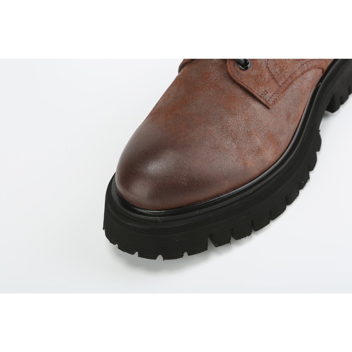 Men Gentleman Flats - Brown