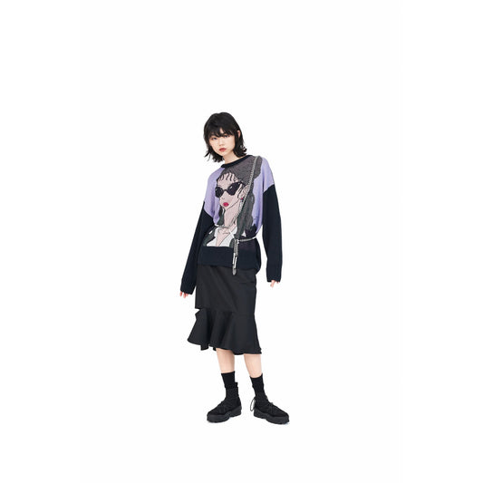 Women Ladies Sneakers - Black