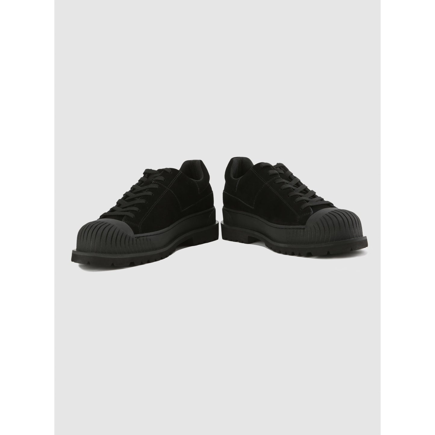 Men Multi-Straps Fly Knit Sneakers - Black