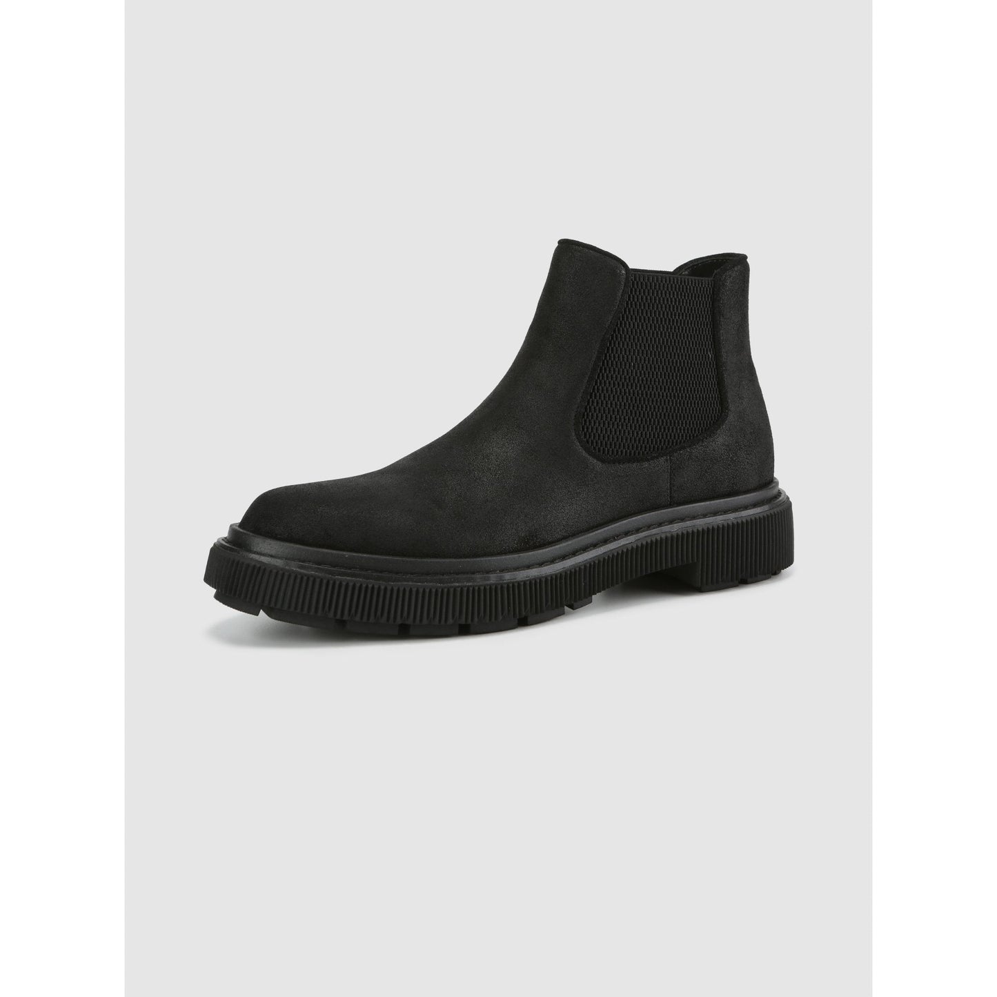 Men Chunky Sole Chelsea Boot - Black