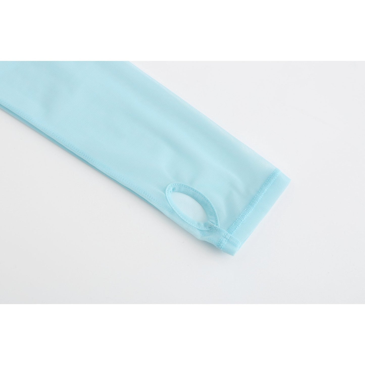 Women Pantone Collection : Colour Mesh Tee - Light Blue