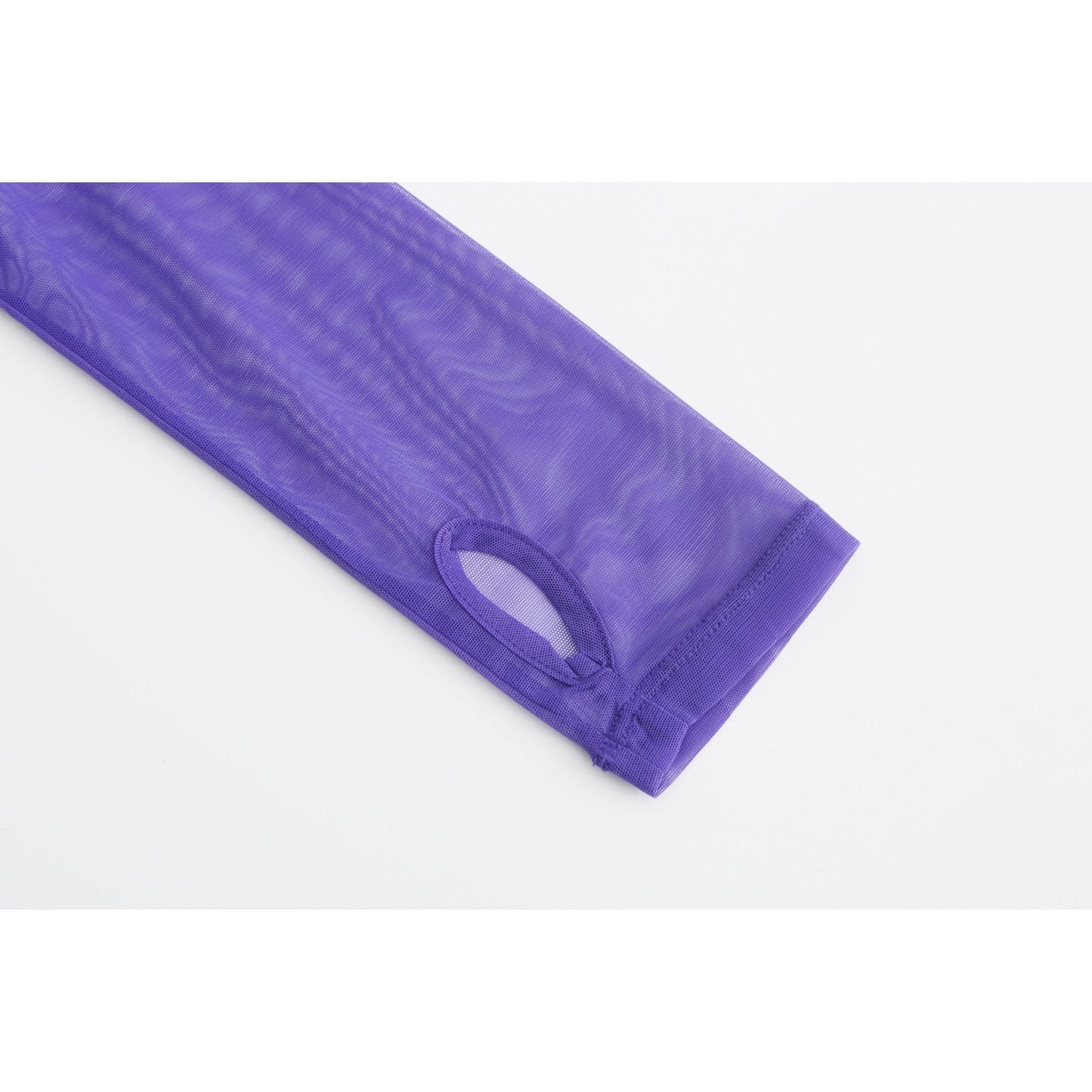 女士 Pantone 系列：彩色網眼 T 卹 - 紫色
