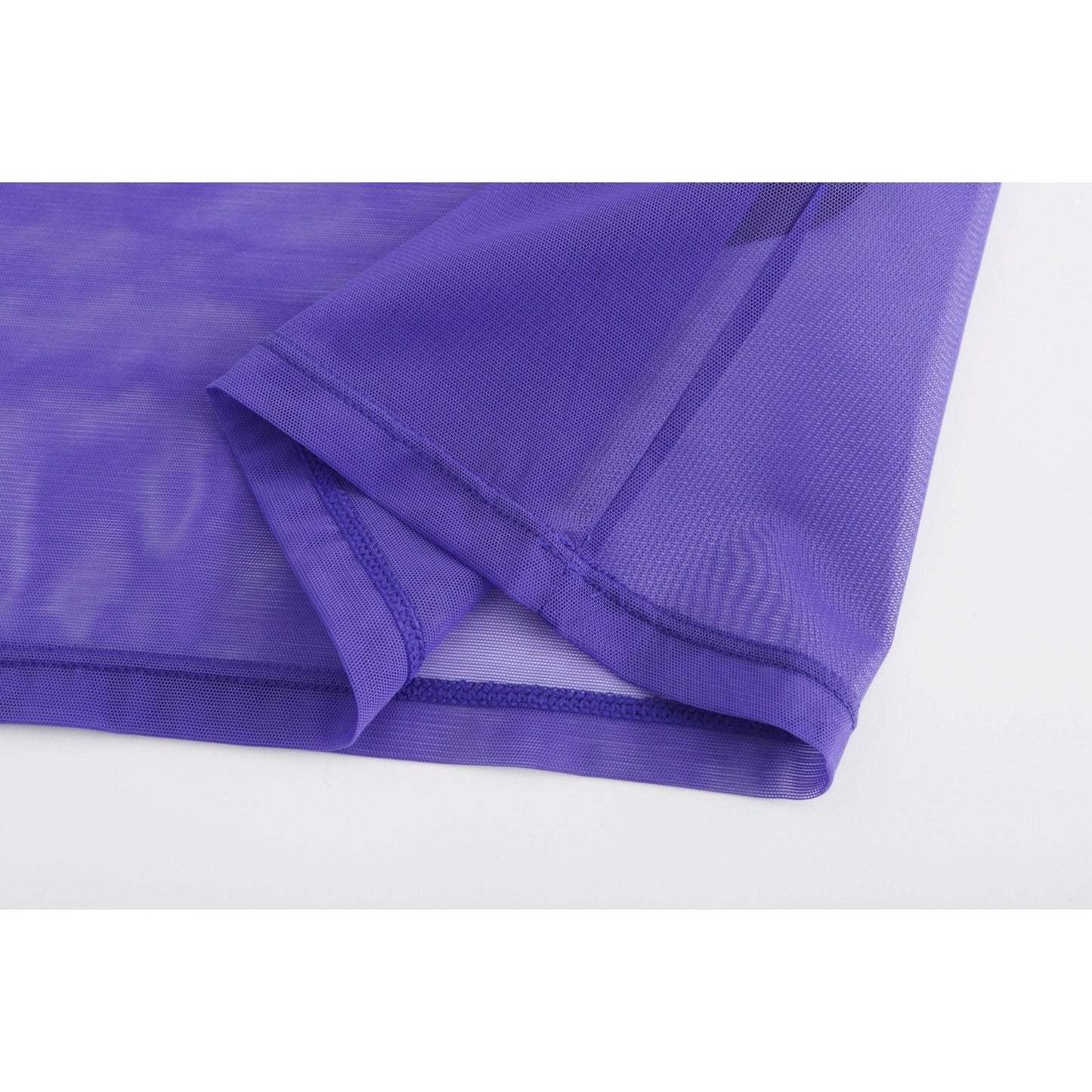 女士 Pantone 系列：彩色網眼 T 卹 - 紫色