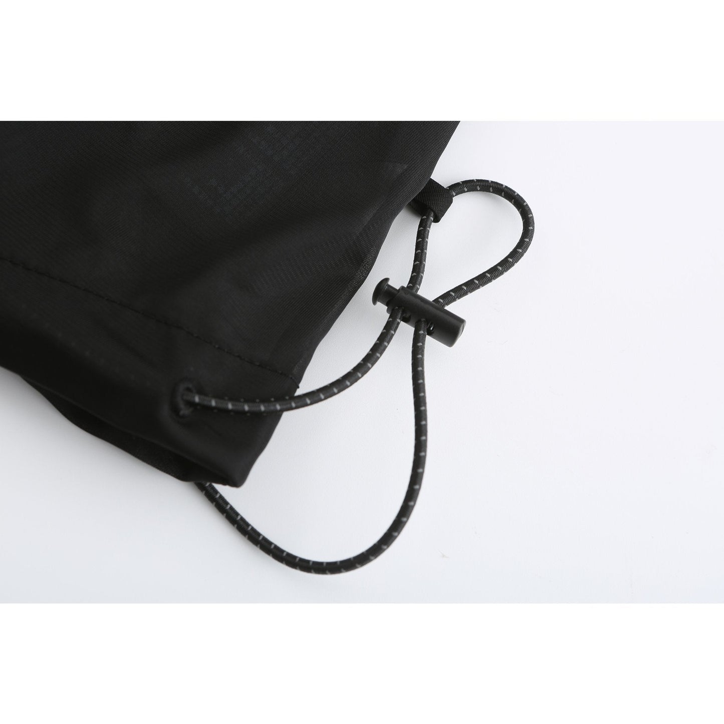 Women See Through Oversize Outdoor Smock - Black