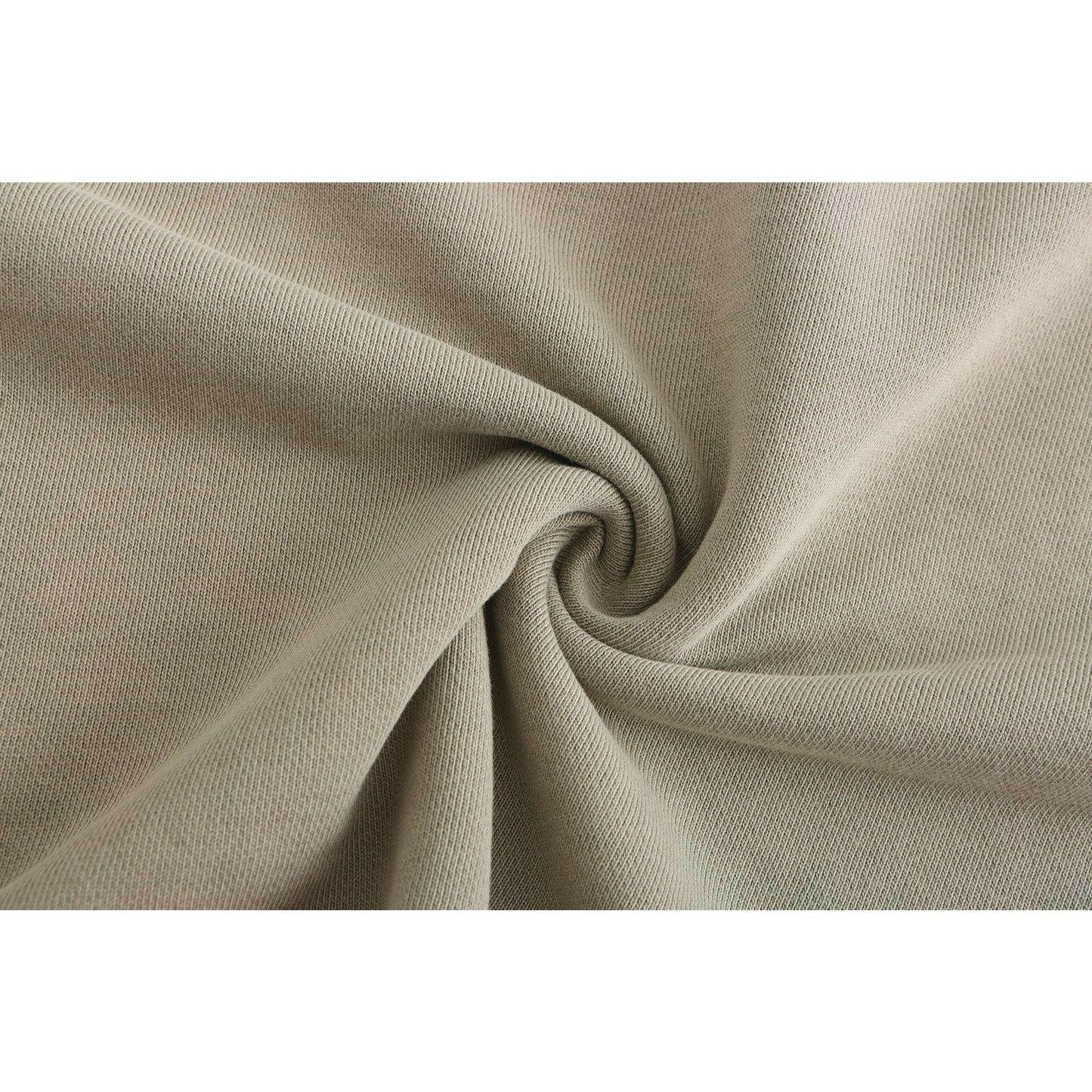 Women Detachable Ruffle Collar Sweatshirt - Beige