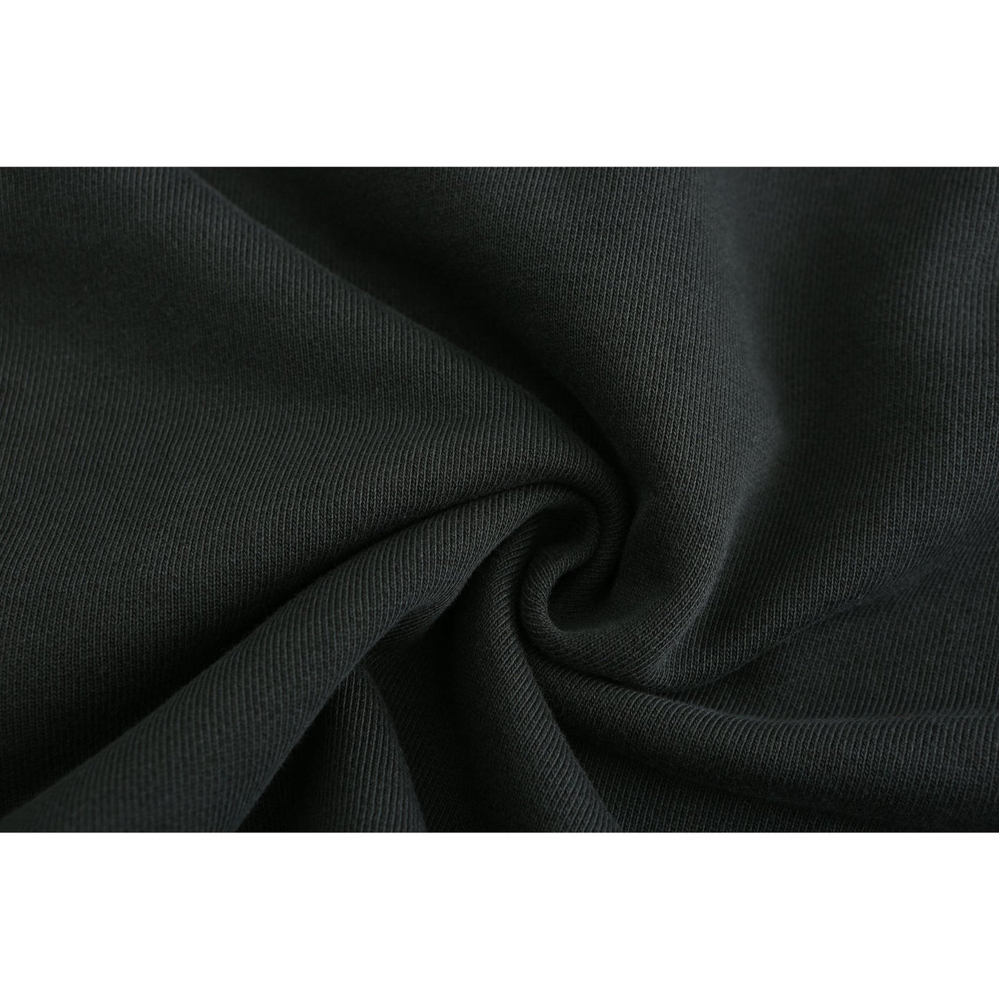 Women Detachable Ruffle Collar Sweatshirt - Black