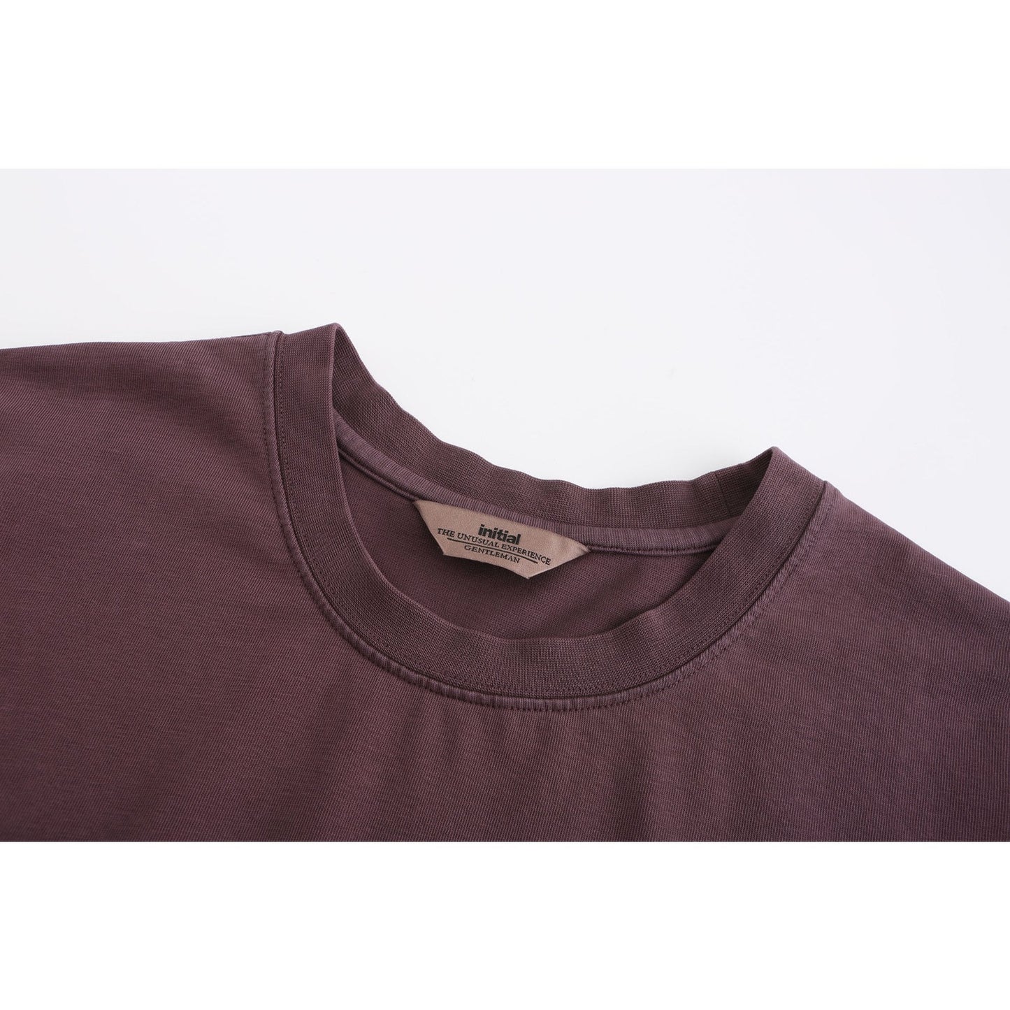 Men Garment Dyed Tee - Purple