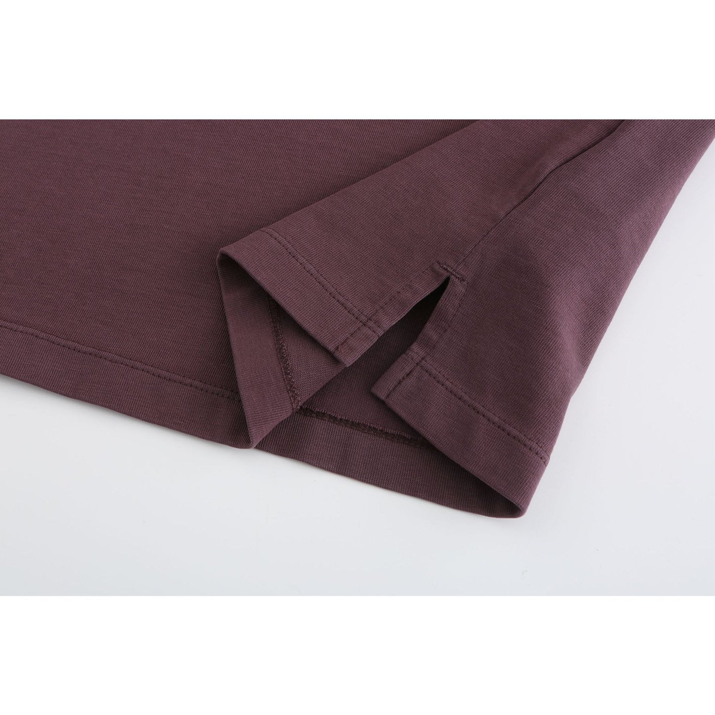 Men Garment Dyed Tee - Purple