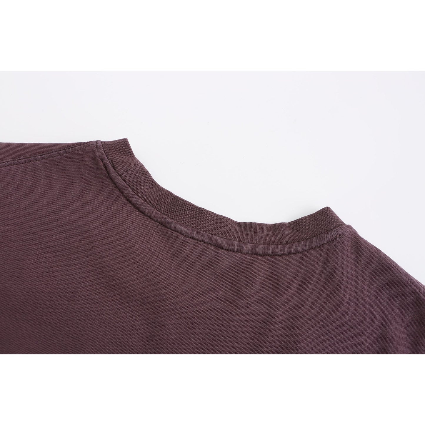 Men Garment Dyed Tee - Purple