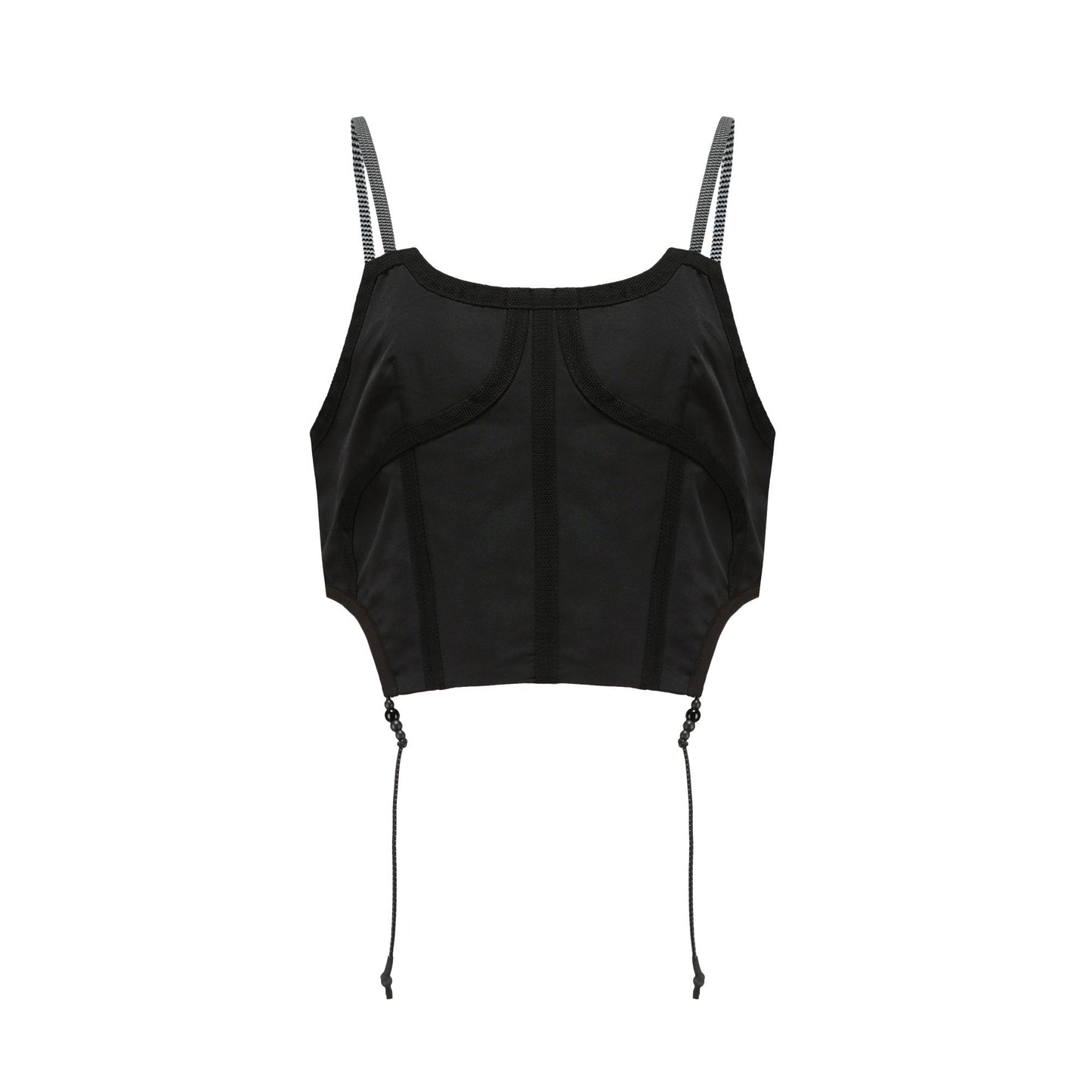 Women Sport Tailoring Corset Vest - Black