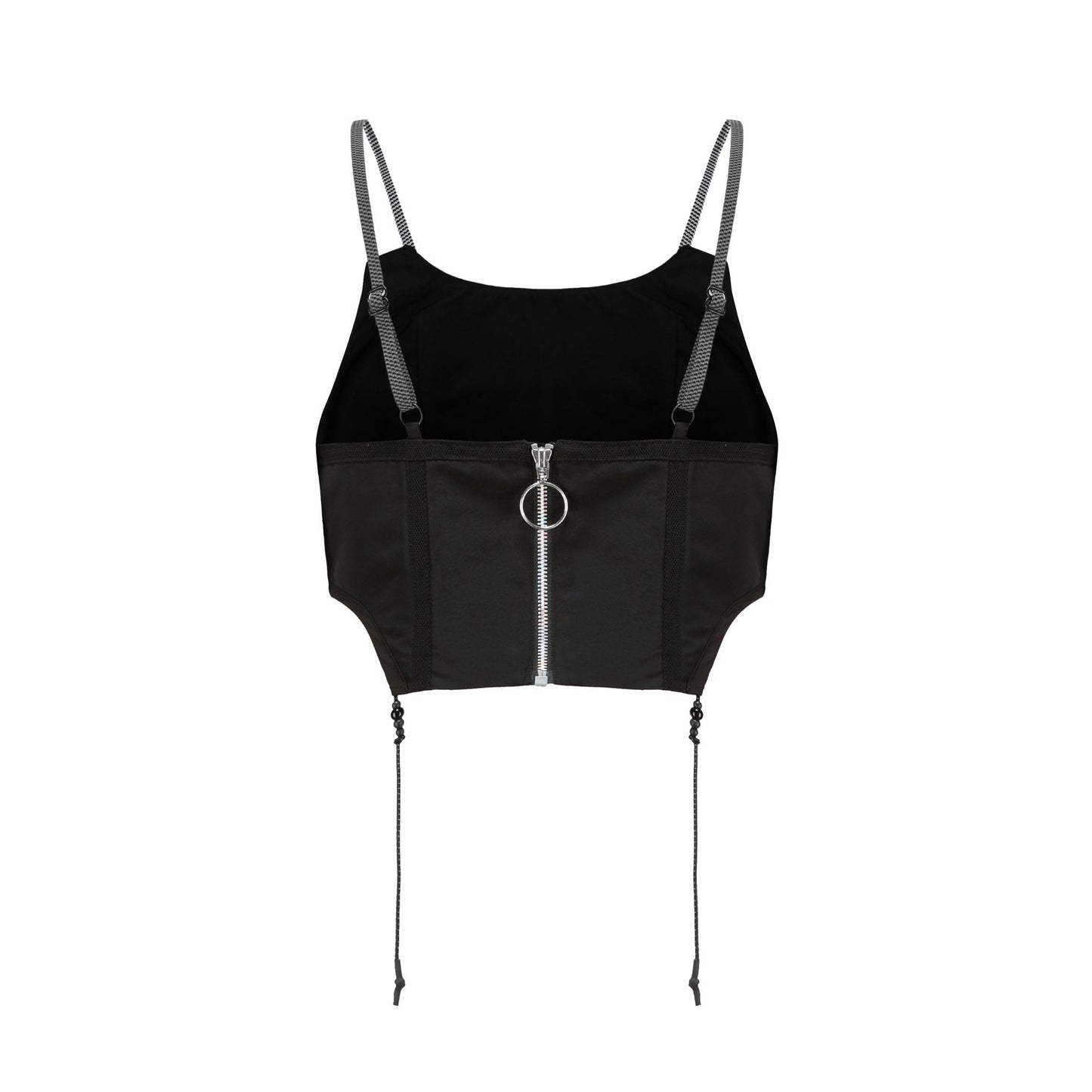 Women Sport Tailoring Corset Vest - Black