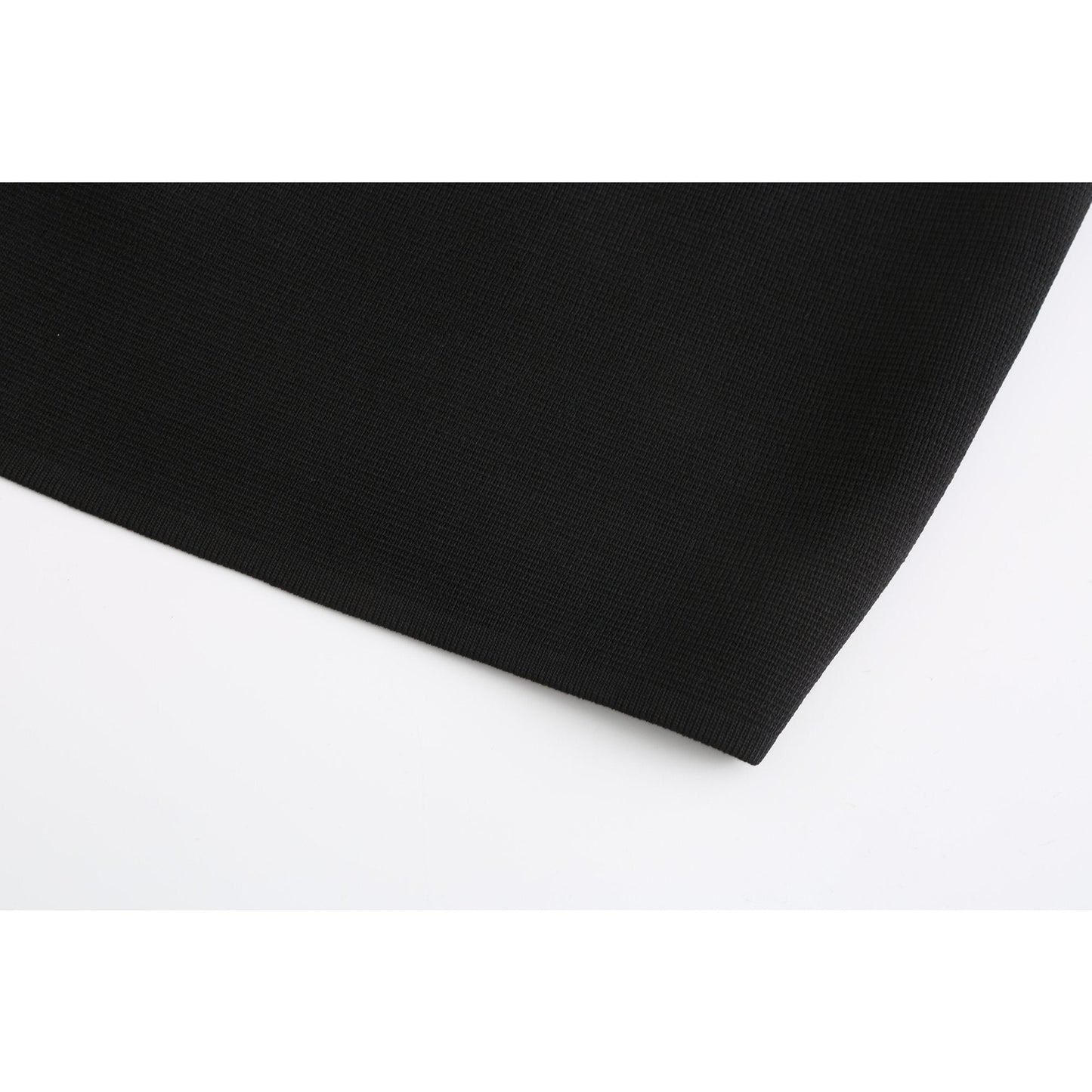 Women Asymmetric Sling Knit Vest - Black