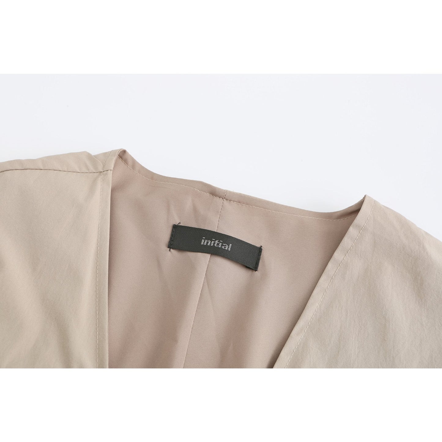 Women Pocket Jumpsuit - Beige