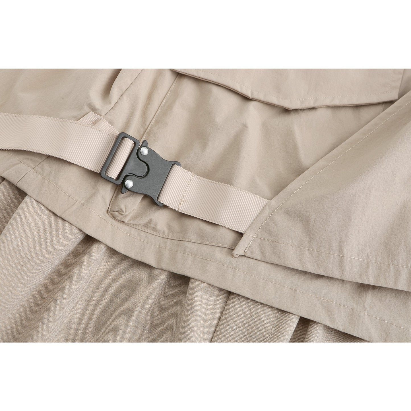 Women Pocket Jumpsuit - Beige