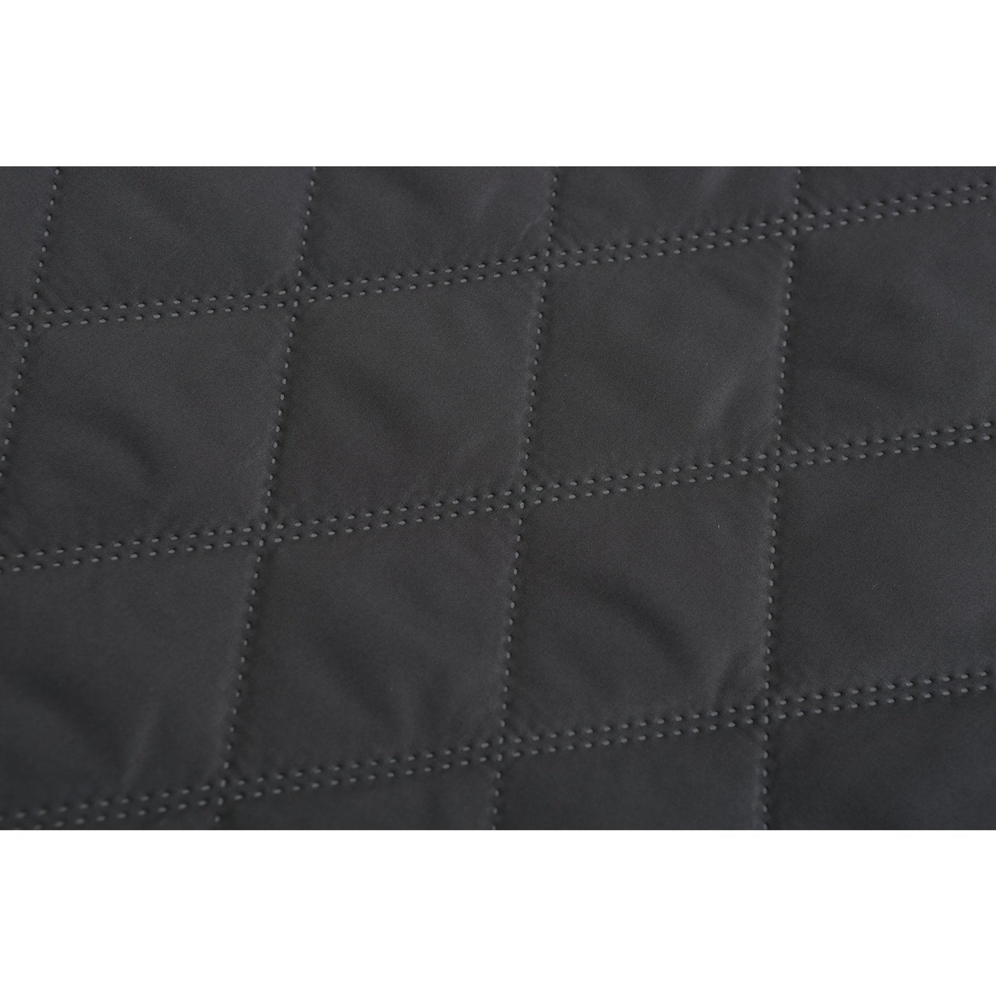 Women Lacework Quilt Pattern Dress - Black