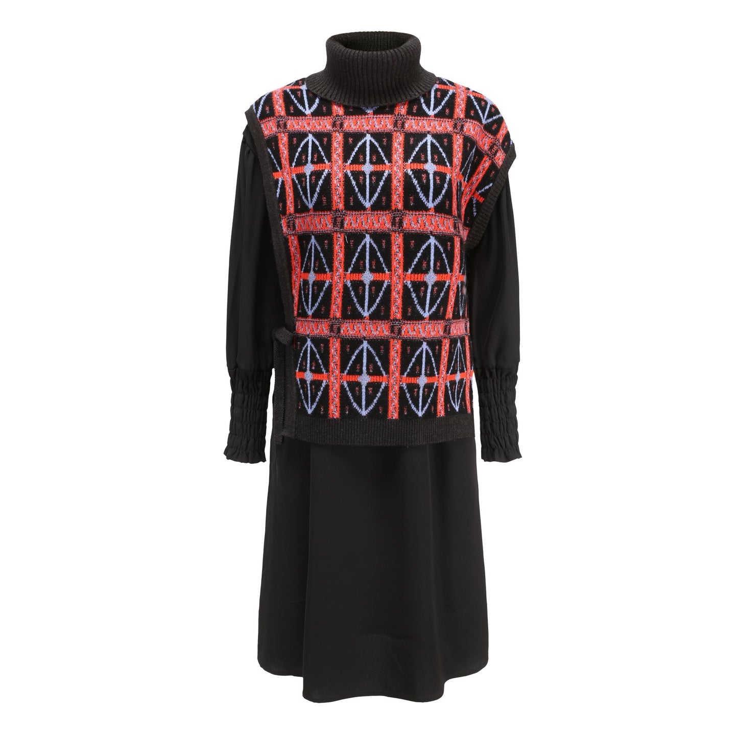 Women Wallpaper Knit Dress - Pattern