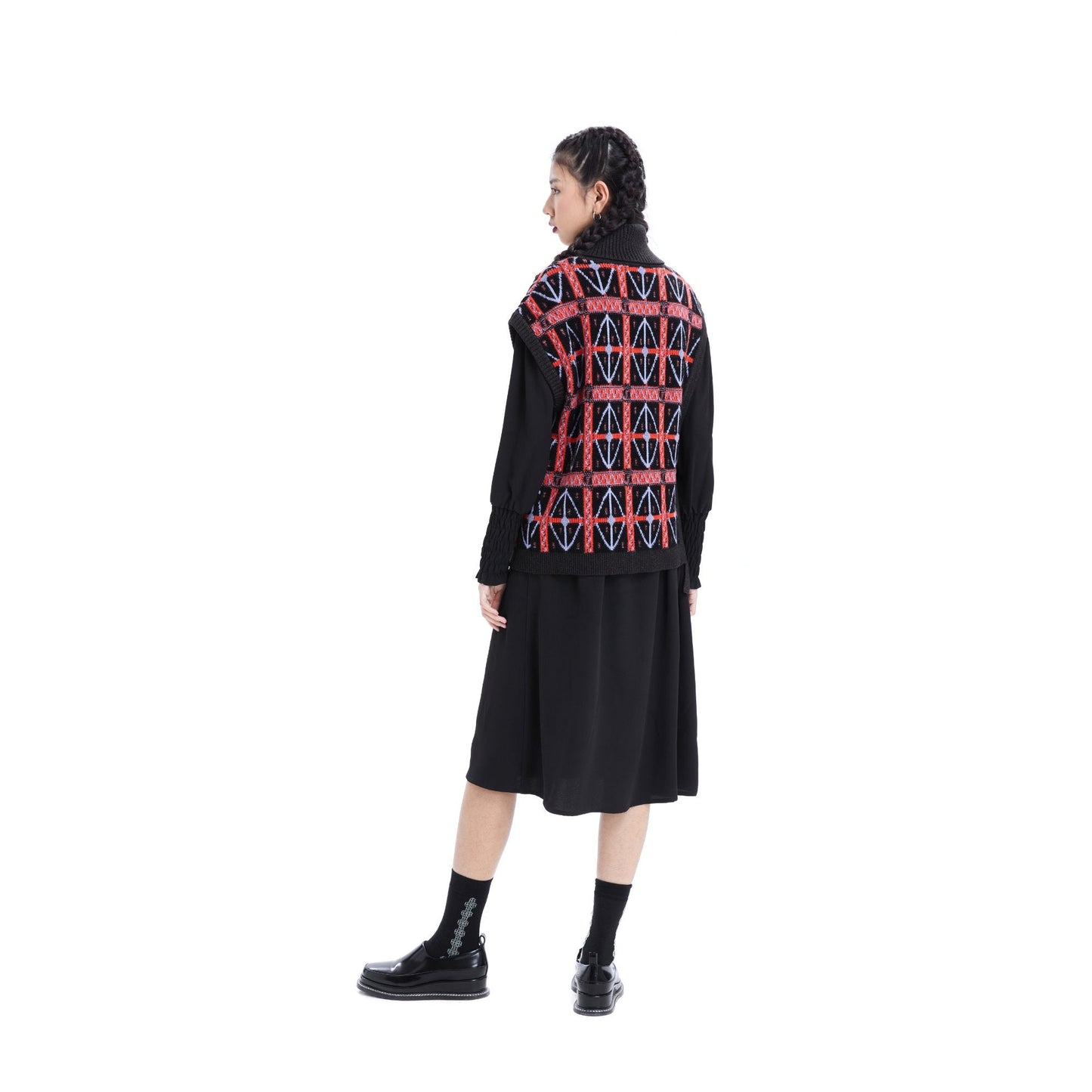 Women Wallpaper Knit Dress - Pattern