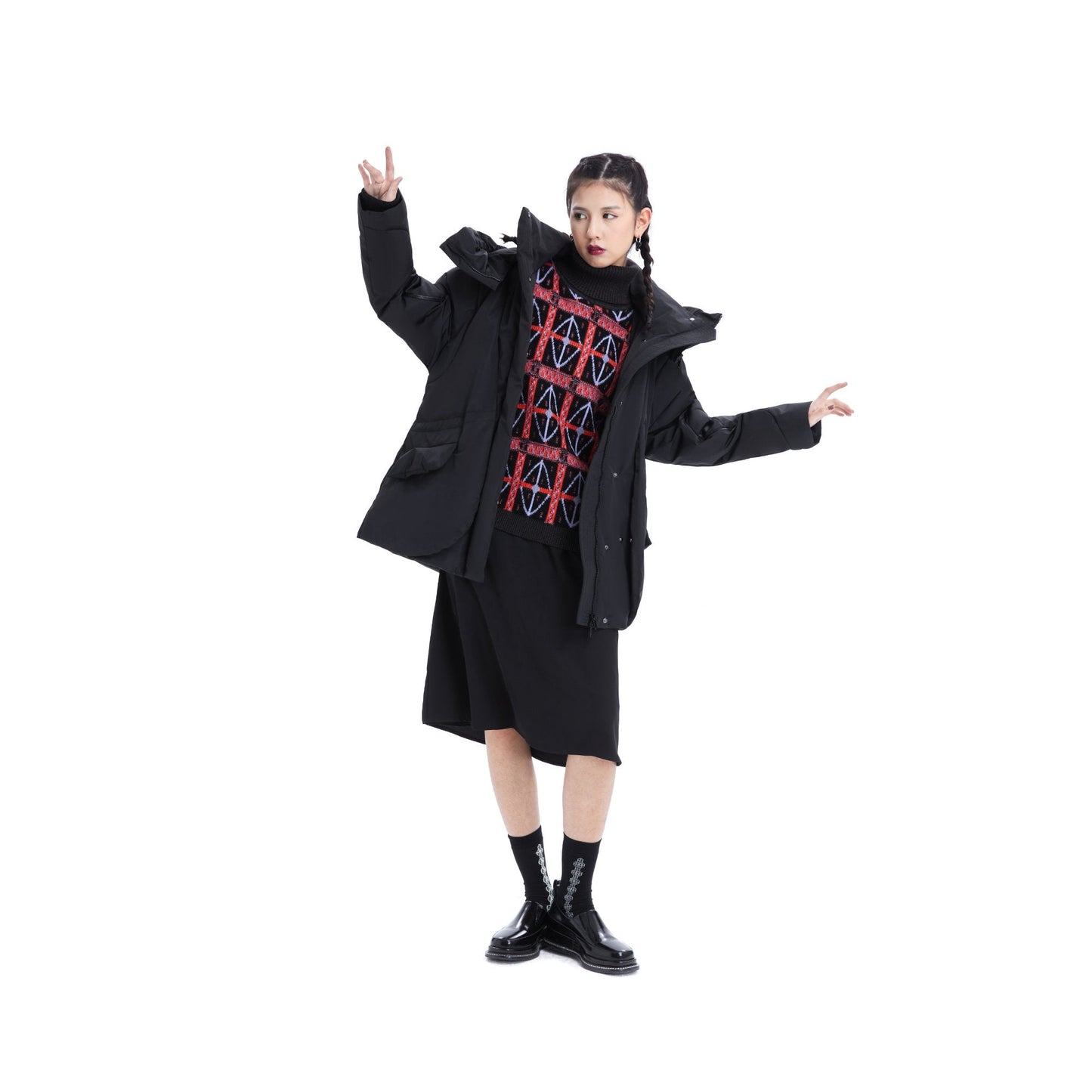Women Wallpaper Knit Dress - Pattern