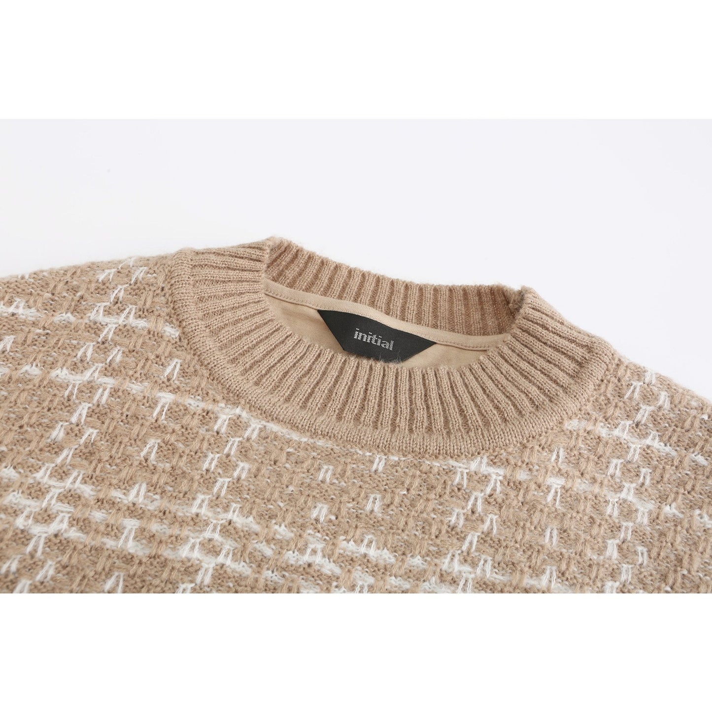 Women Fancy yarn wool skirt - Khaki