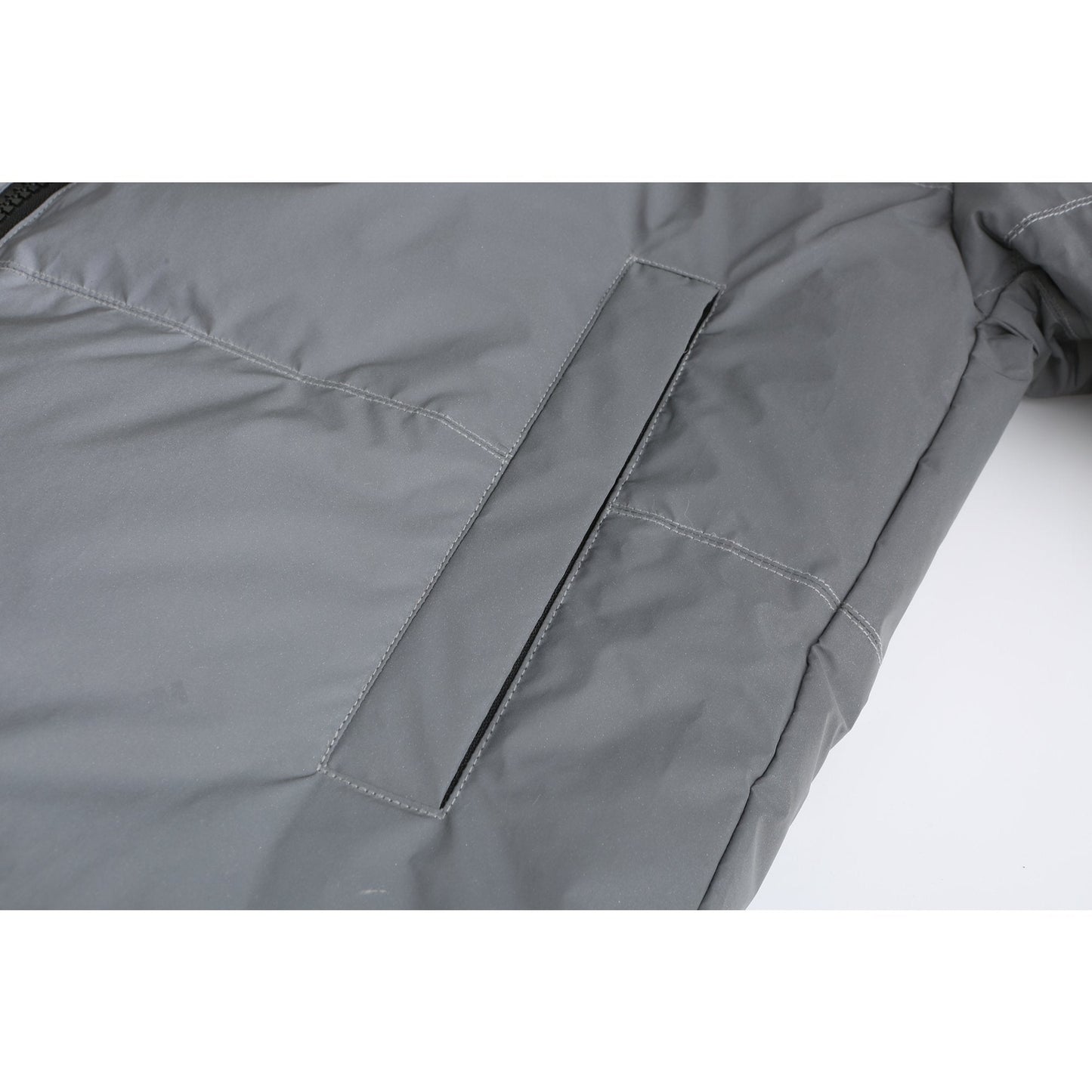 Men 3M® Reflective Down Jacket - Grey