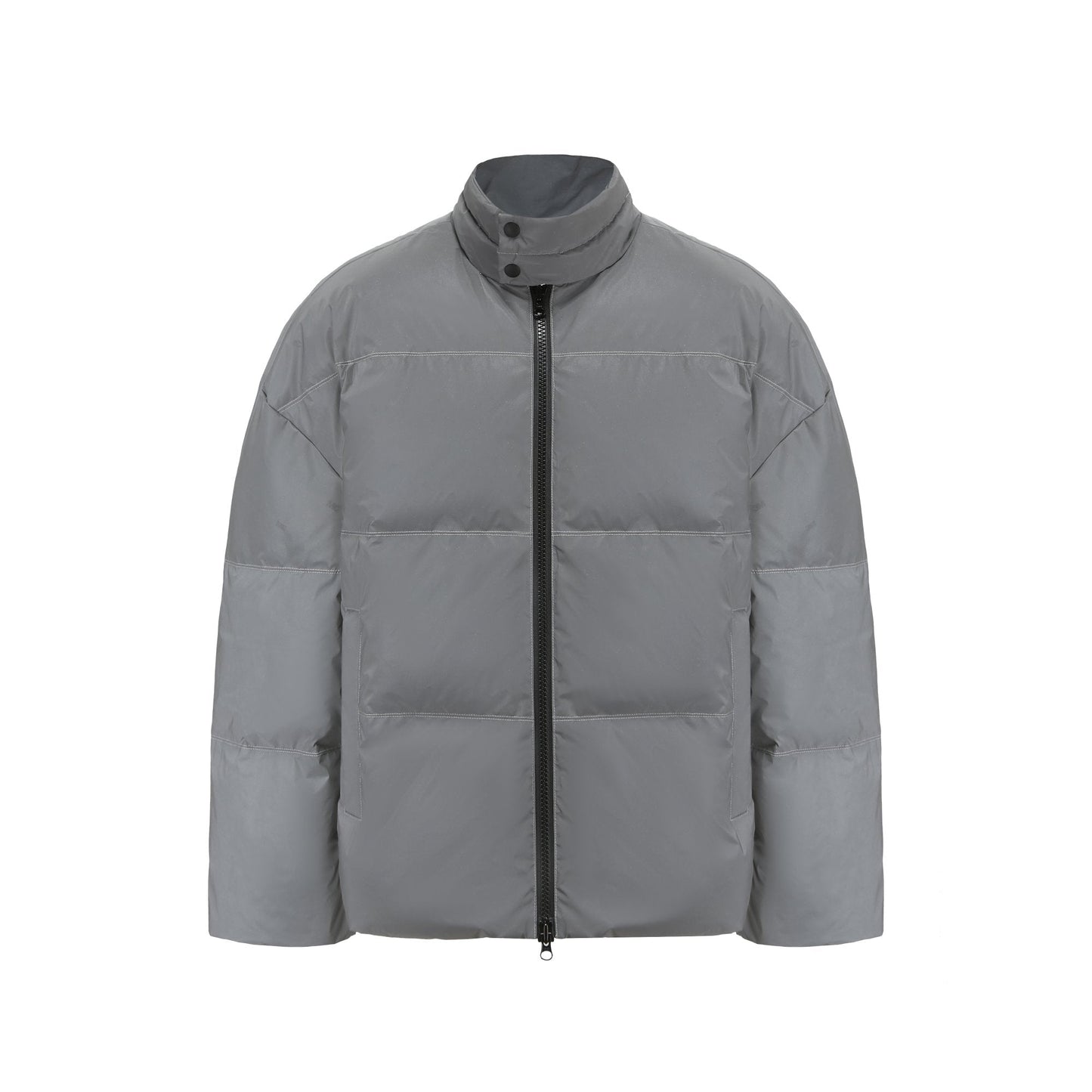 Men 3M® Reflective Down Jacket - Grey