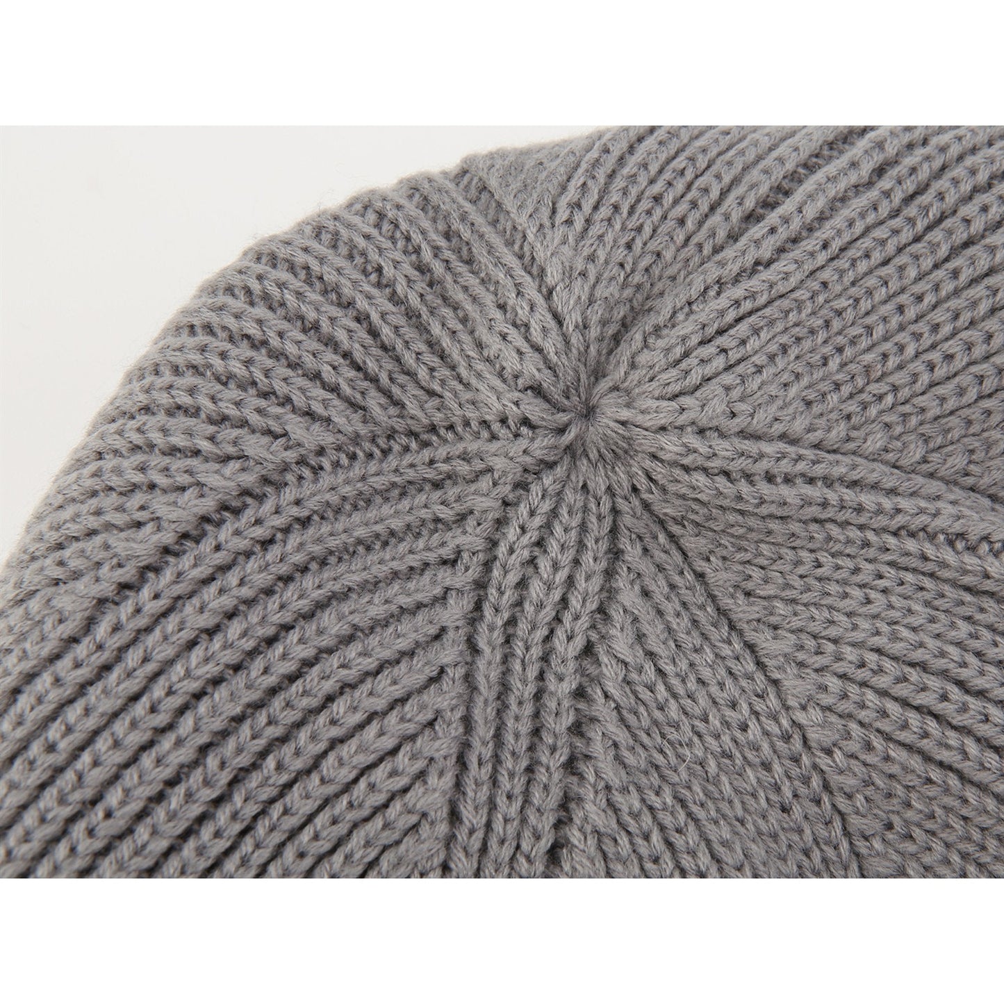 Women Reversible Padded Beanies - Light Grey