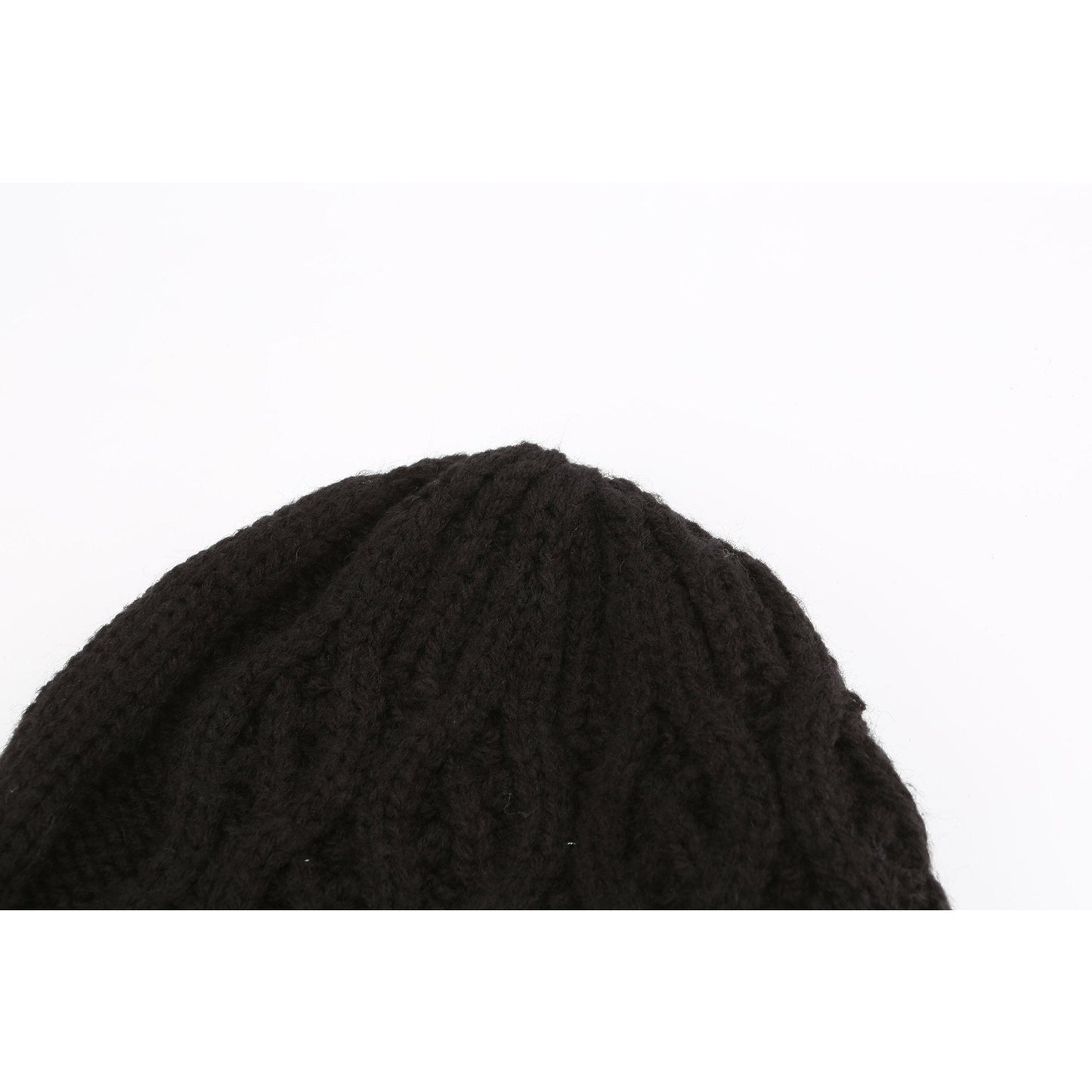 Women Mix-Knitted Bucket Hat - Black