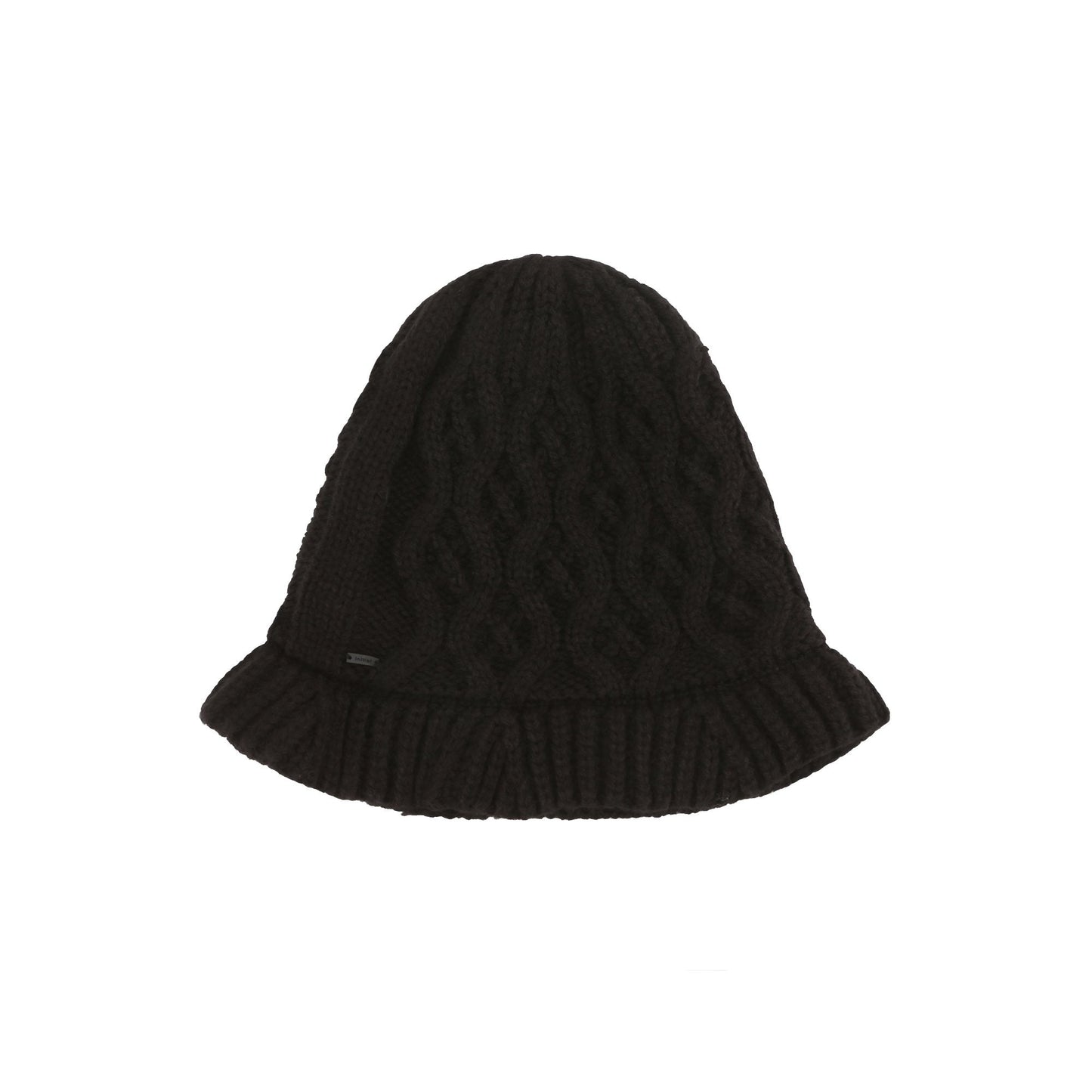 Women Mix-Knitted Bucket Hat - Black