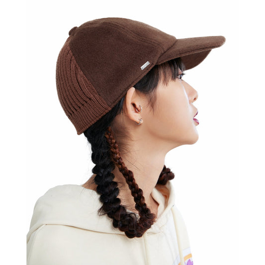 Women Ladies Newsboy Cap - Brown