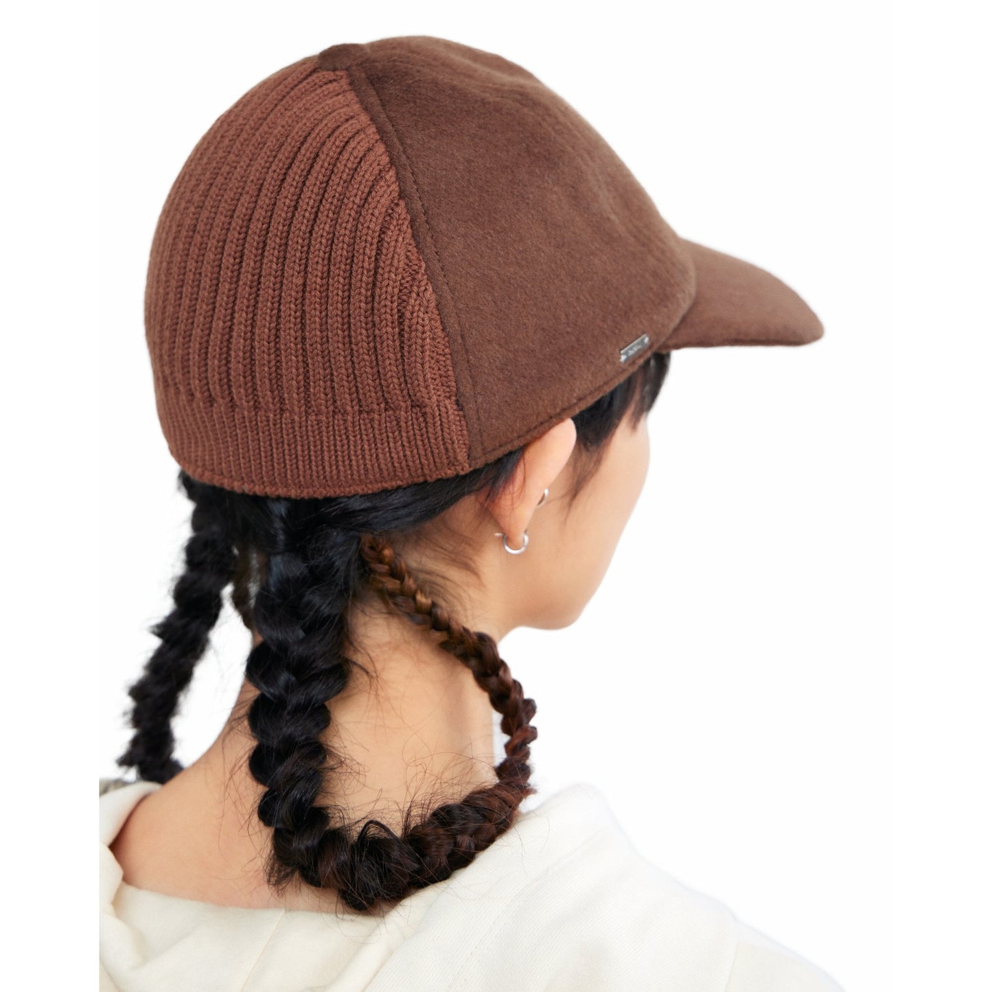 Women Ladies Newsboy Cap - Brown