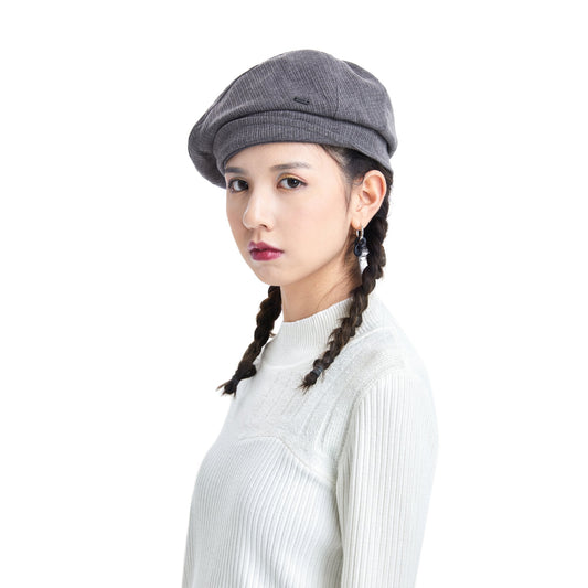 Women Ladies Beret - Grey