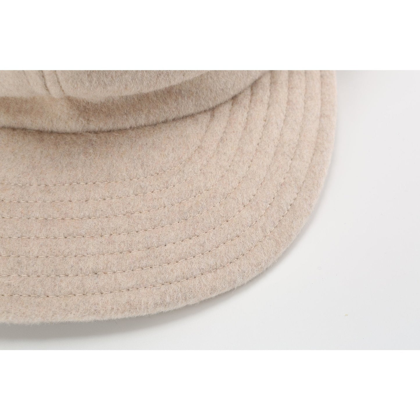 Women Wool Mixed Newsboy Cap - Ivory