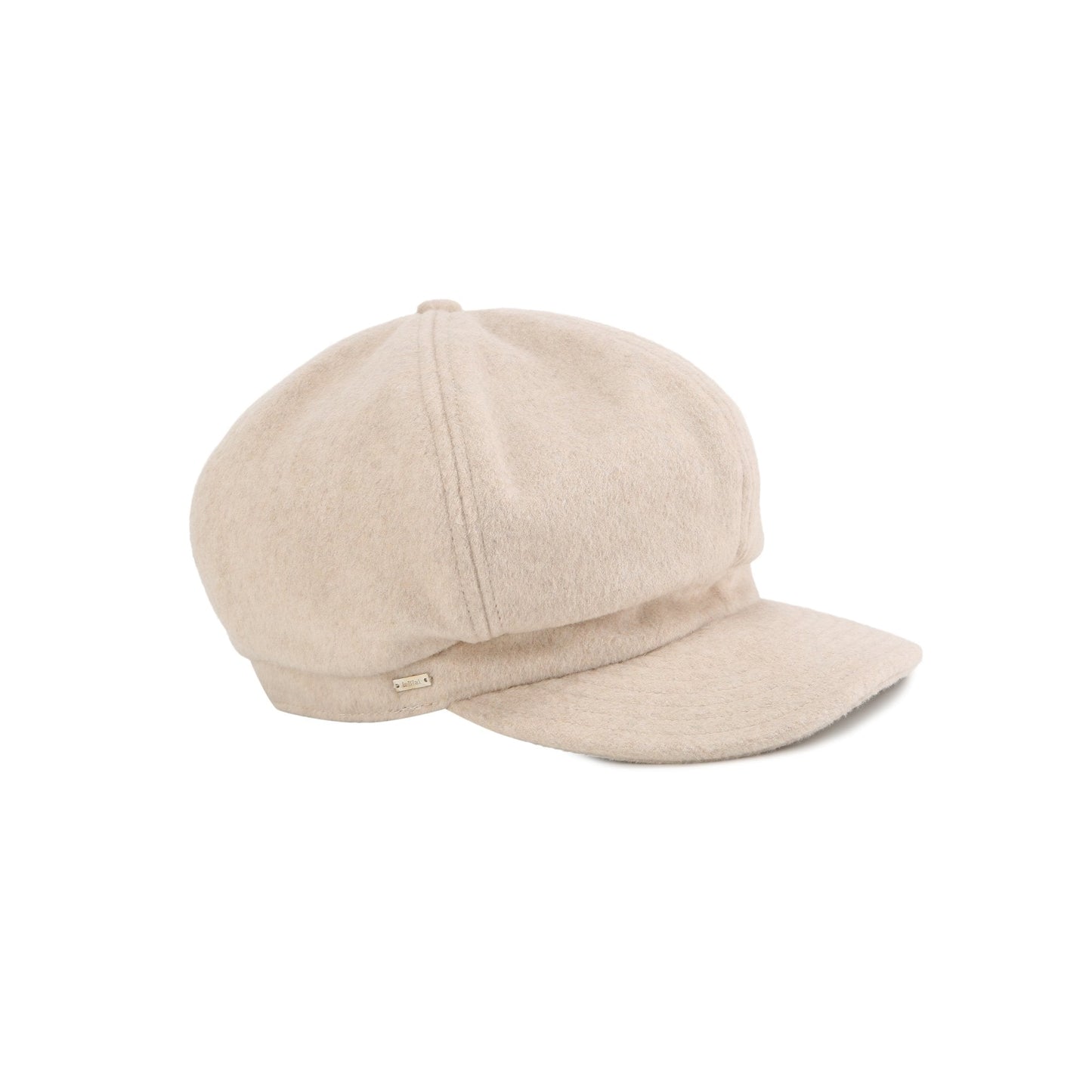Women Wool Mixed Newsboy Cap - Ivory