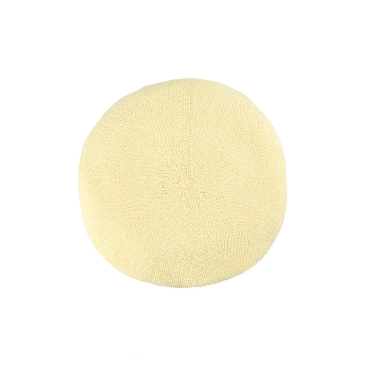 Women Basic Knitted Beret - Yellow