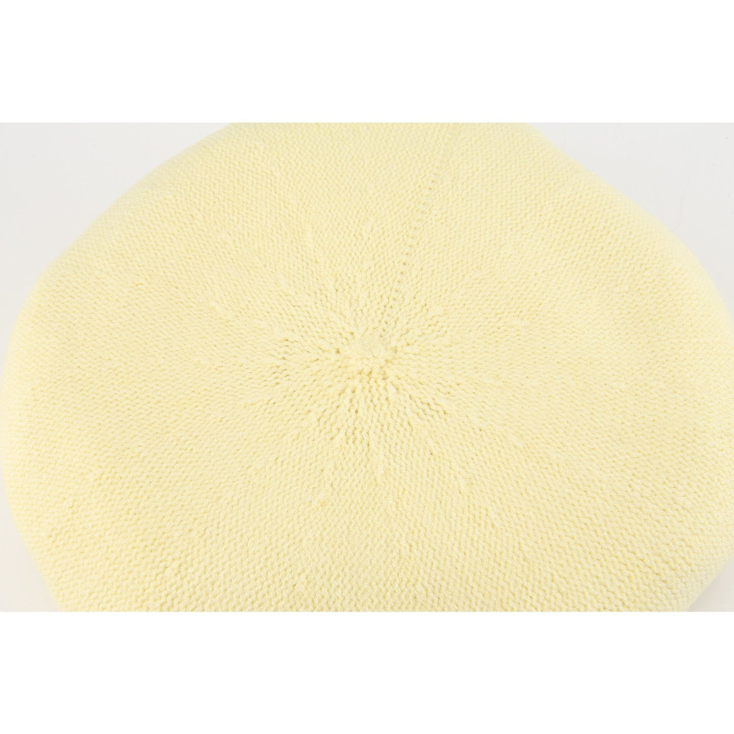 Women Basic Knitted Beret - Yellow