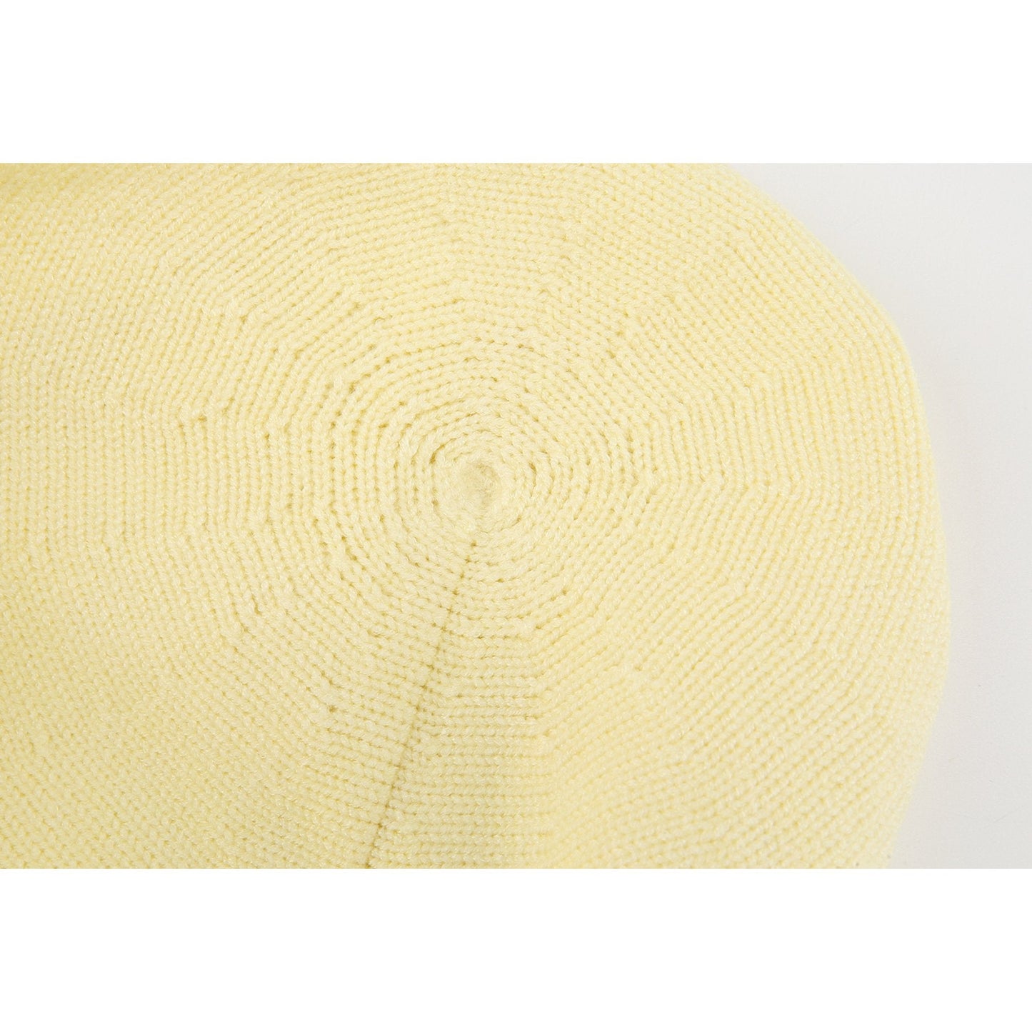 Women Basic Knitted Beret - Yellow