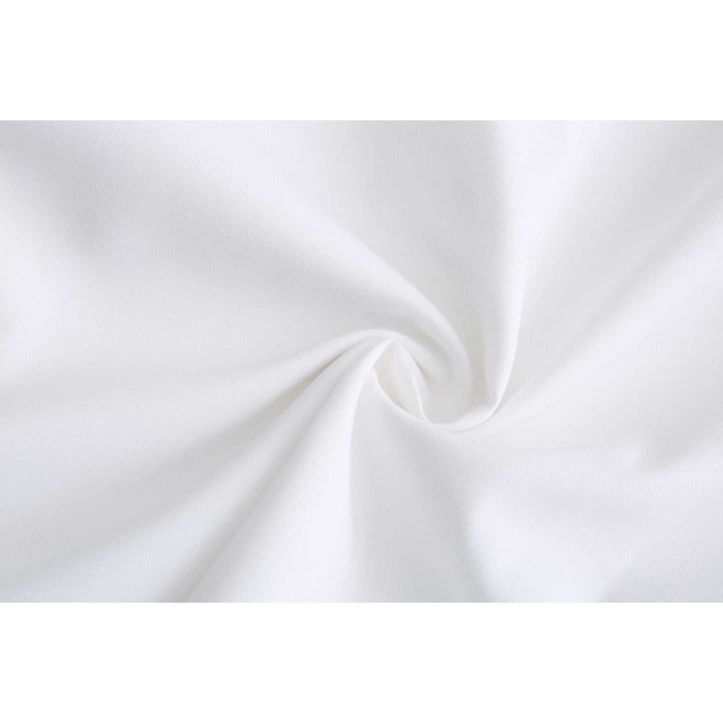 Women Paisley Emborideries Collar Shirt - White