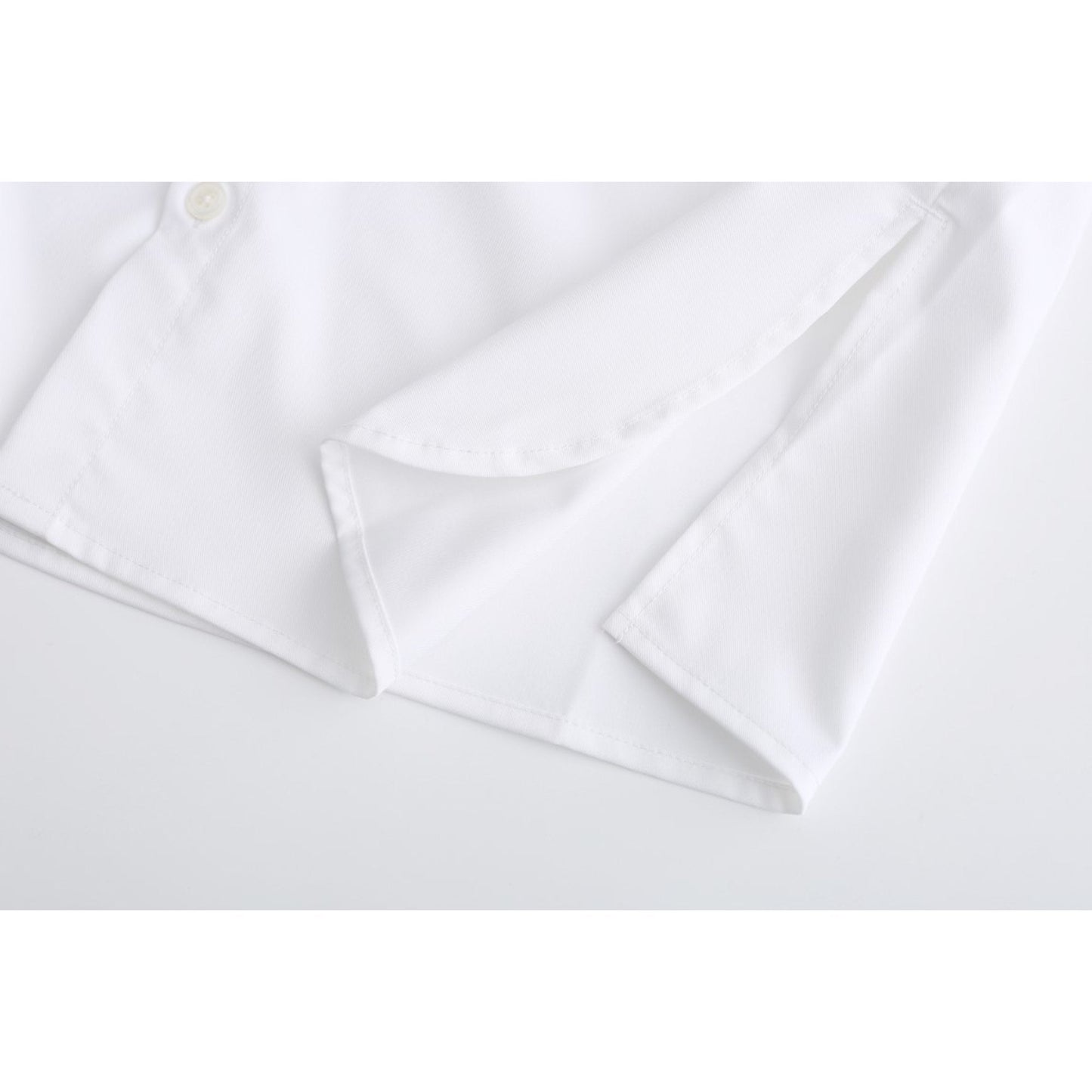 Women Paisley Emborideries Collar Shirt - White