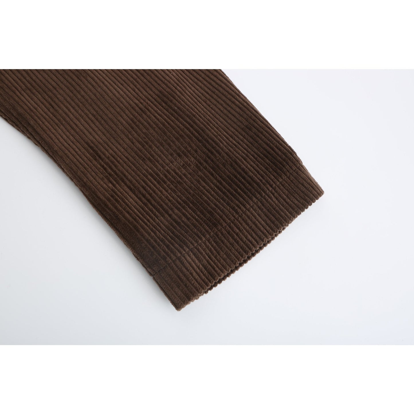 Men Oversize Corduroy Jacket - Brown