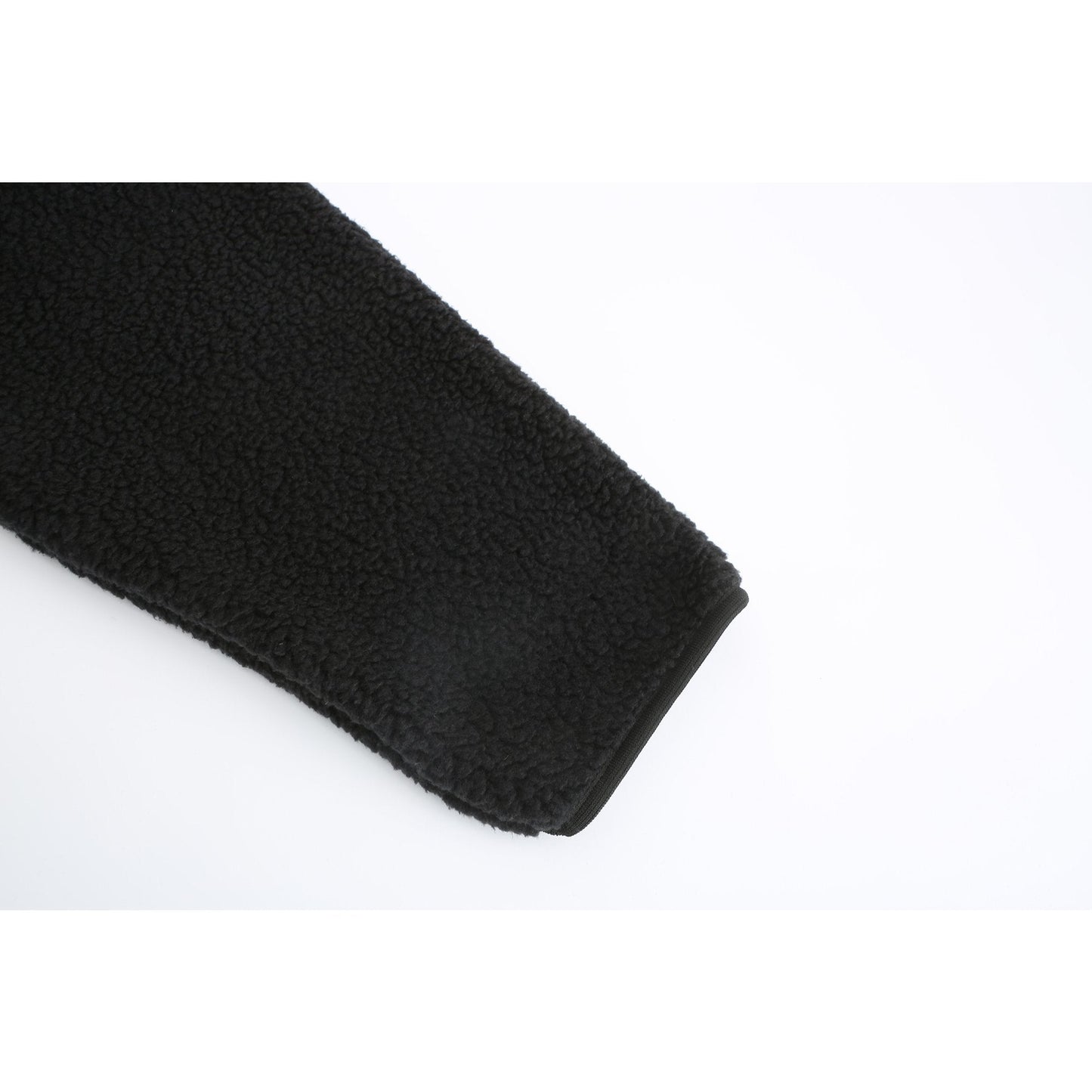 Men Fleece Long Sleeve Zip-up Jacket - Black