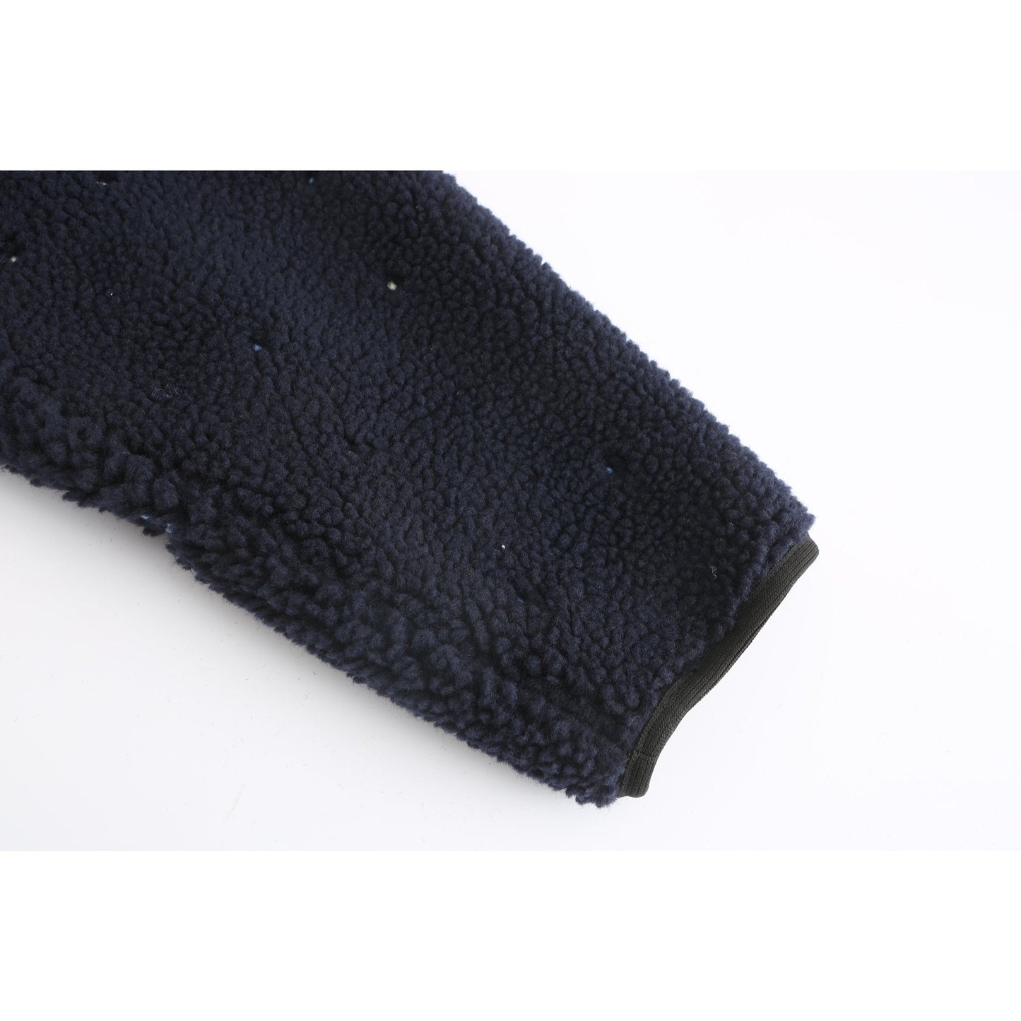 Men [MIMOE x initial gentleman] Fleece Long Sleeve Zip-up Jacket - Blue