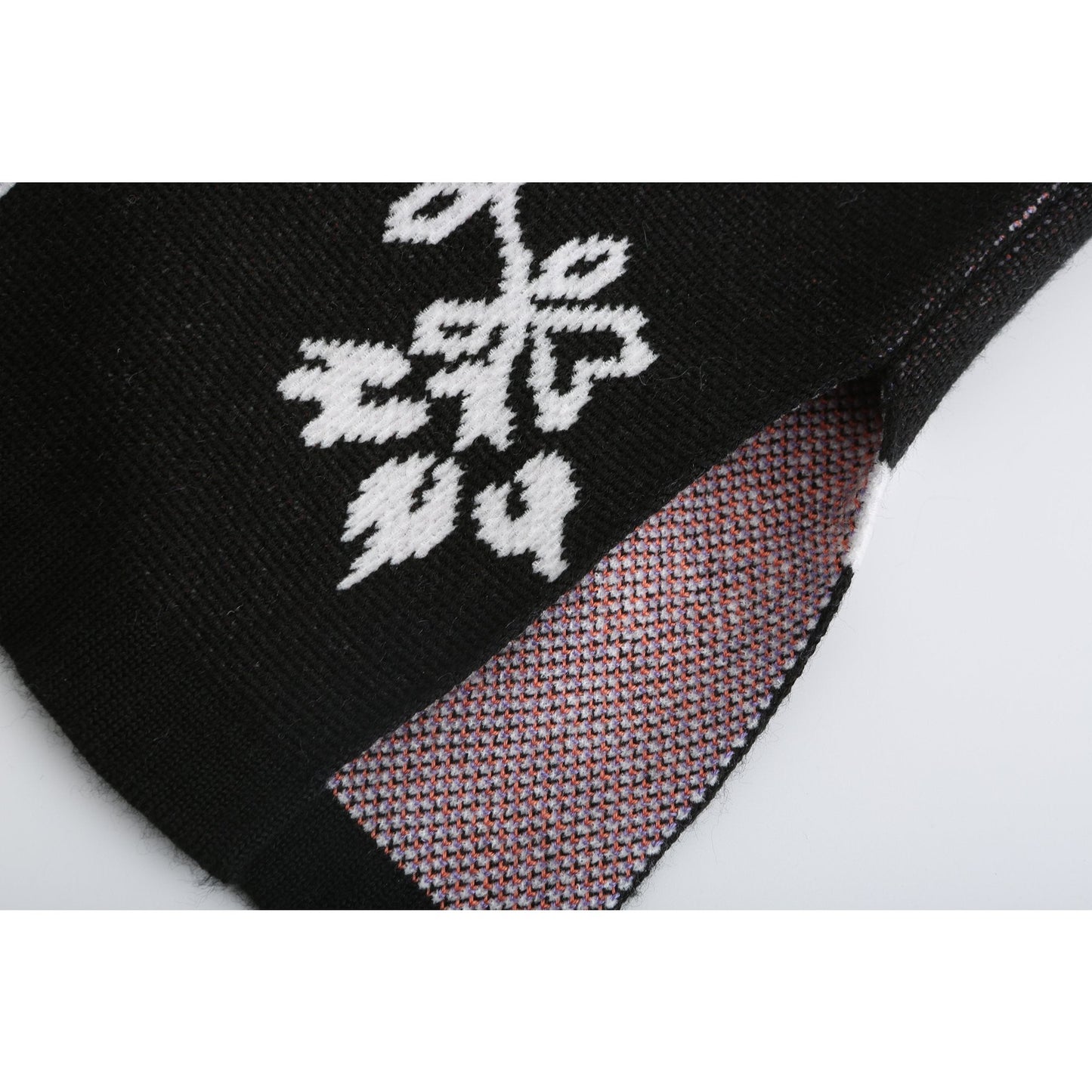 Women Mixed Pattern Jacquard Knit Skirt - Pattern