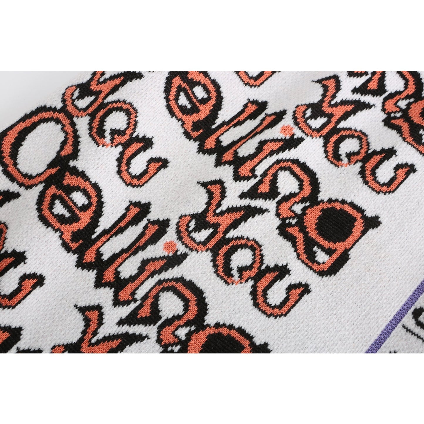 Women Mixed Pattern Jacquard Knit Skirt - Pattern