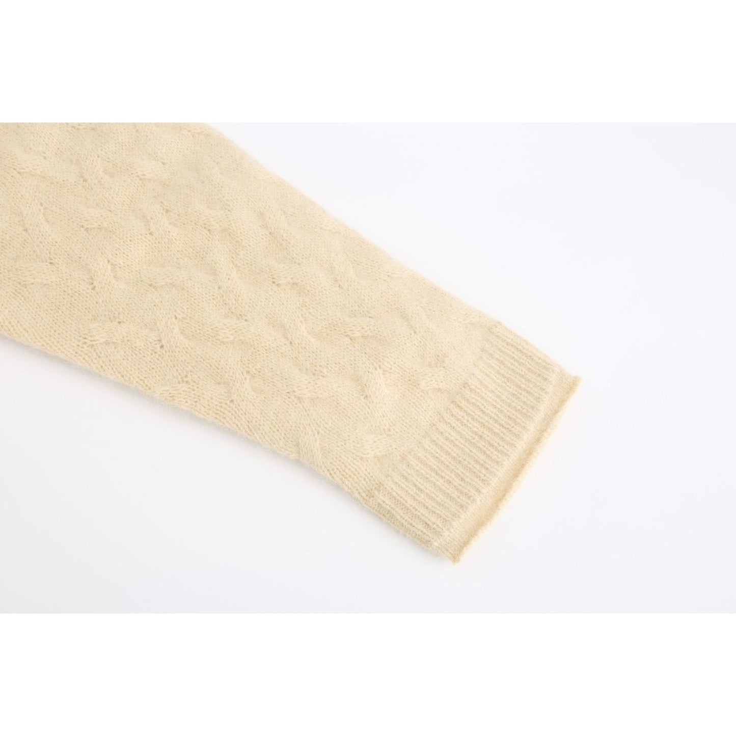 Women High Slit Knitted Tunic - Light Yellow